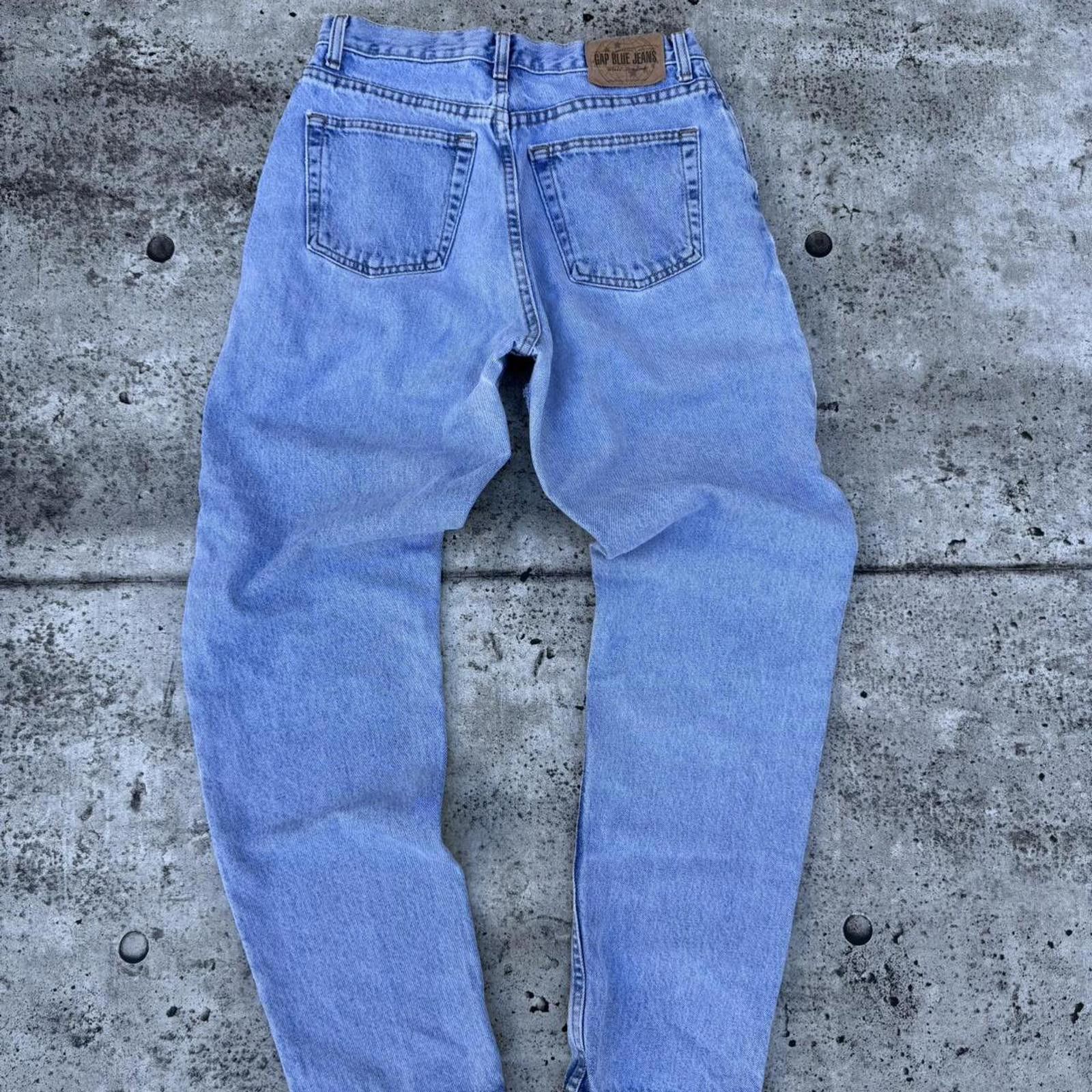 Gap Vintage 90s Gap Blue Jeans Size 28" / US 6 / IT 42 - 1 Thumbnail