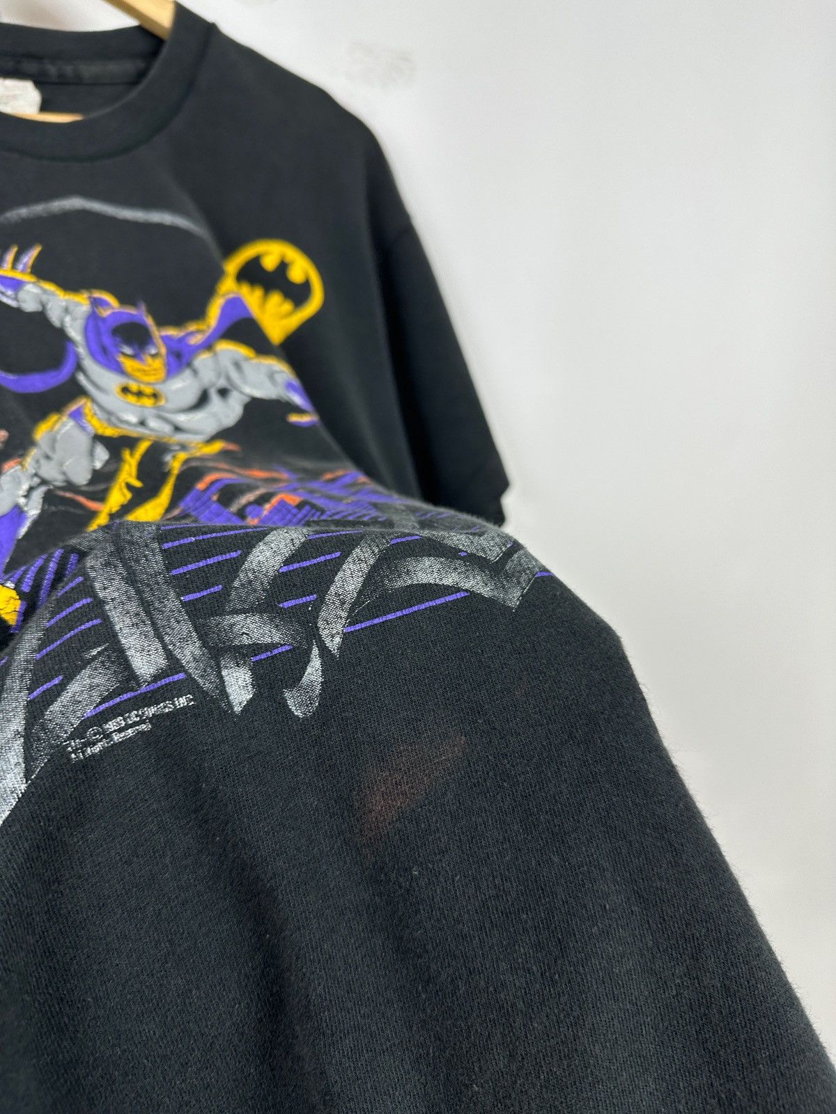 DC Comics 1989 Vintage Batman DC Comics Graphic Single Stitch T-Shirt Size US L / EU 52-54 / 3 - 18 Thumbnail