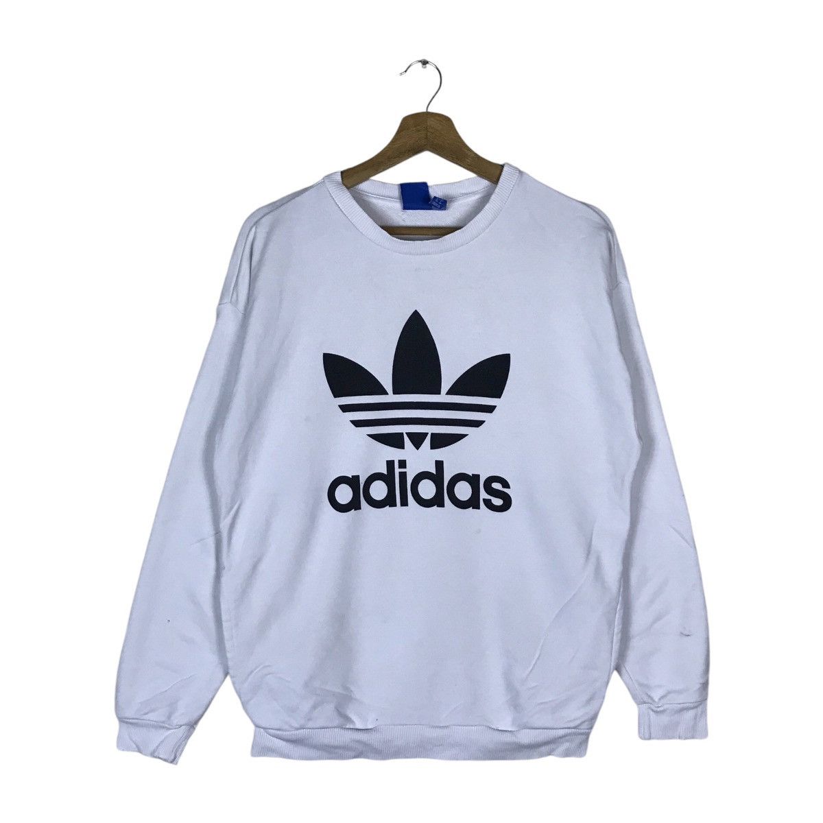 Adidas Vintage Adidas Big Logo Pullover Jumper Sweatshirt Size US XS / EU 42 / 0 - 1 Thumbnail