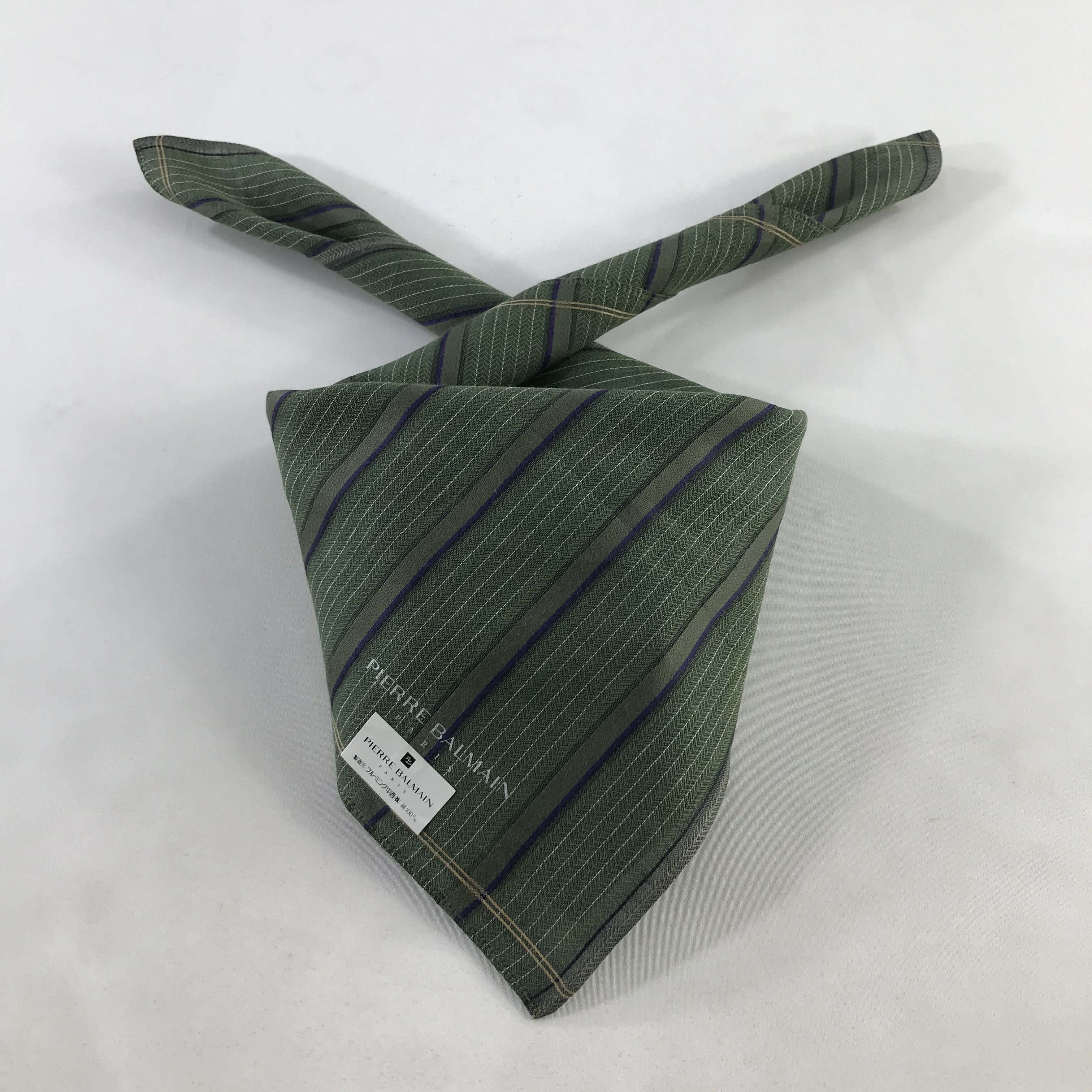 Pierre Balmain × Vintage Pierre Balmain Bandana / Handkerchief / Neckerchief - S1044 Size ONE SIZE - 3 Thumbnail