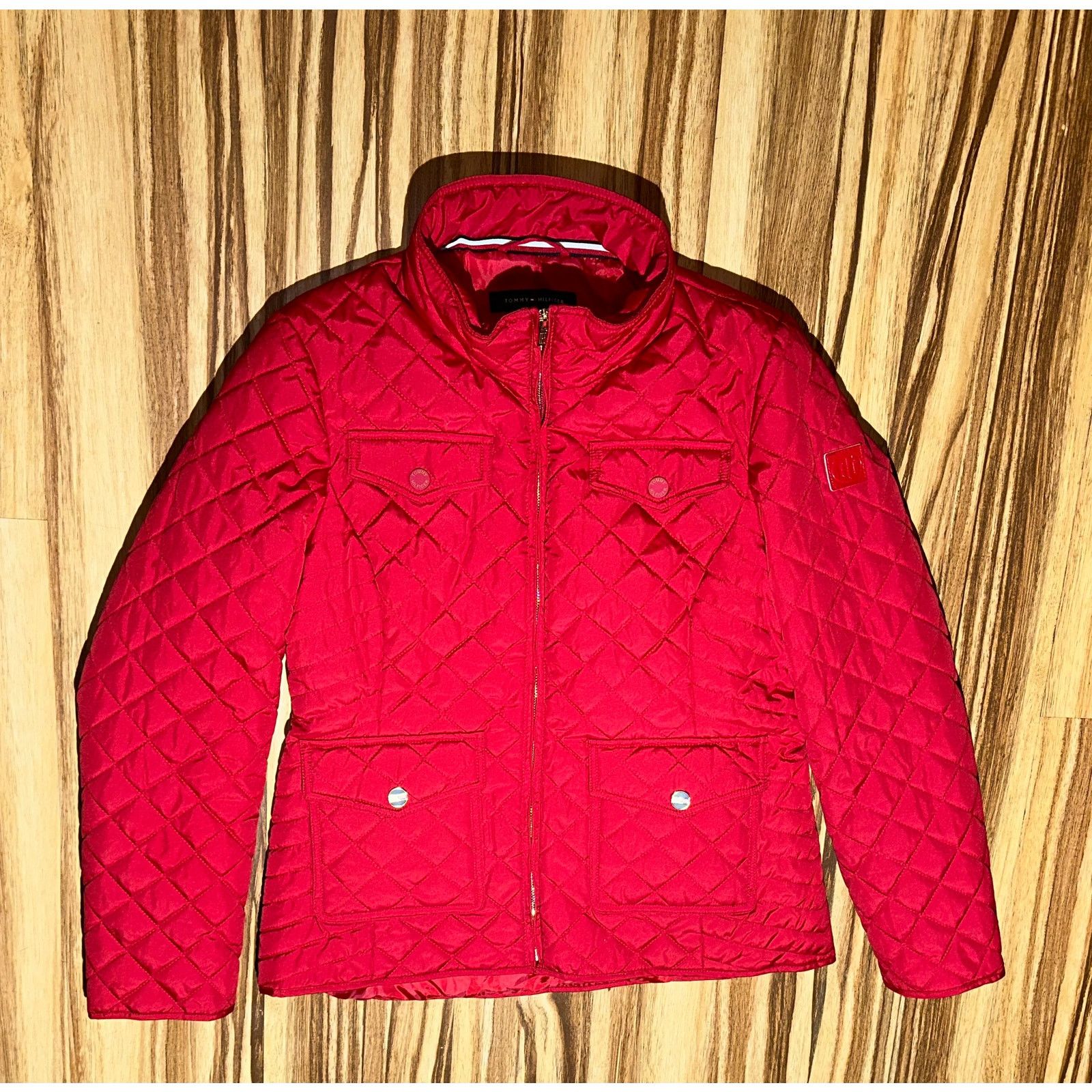 Tommy Hilfiger Tommy Hilfiger Red Winter Jacket Size Medium Size M / US 6-8 / IT 42-44 - 3 Thumbnail