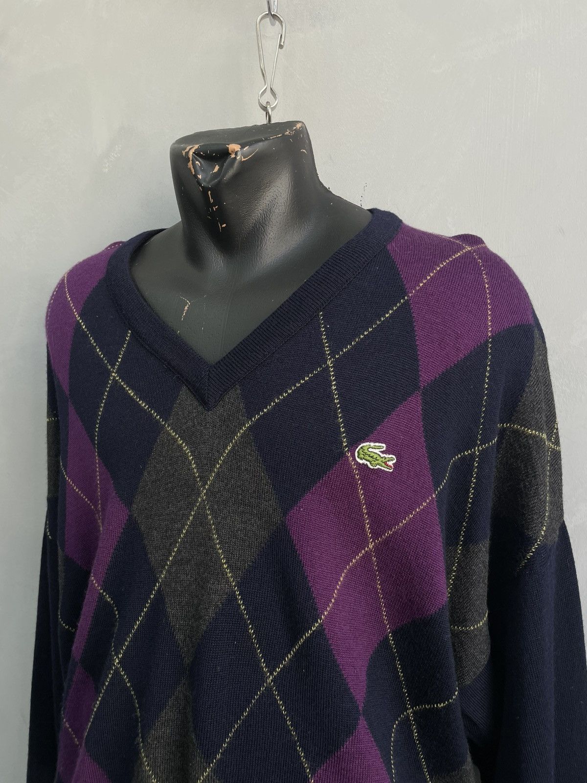 Lacoste Lacoste Chemise V neck old money sweater y2k Size US L / EU 52-54 / 3 - 2 Thumbnail