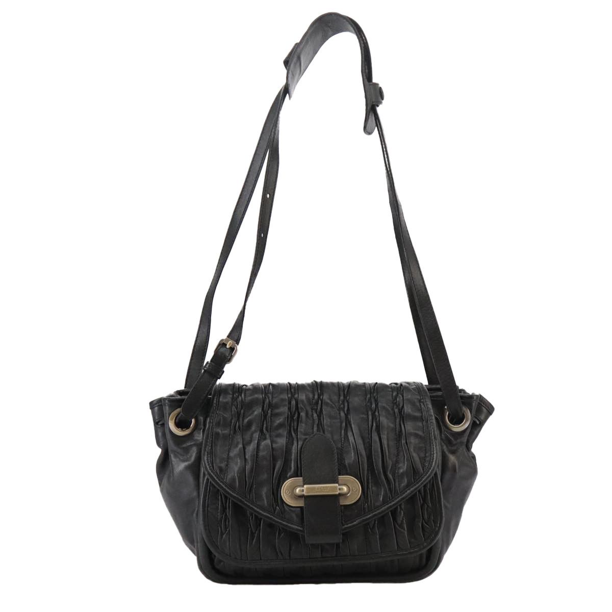 Bally Black Leather Shoulder Bag (Pre-Owned) Size ONE SIZE - 1 Thumbnail