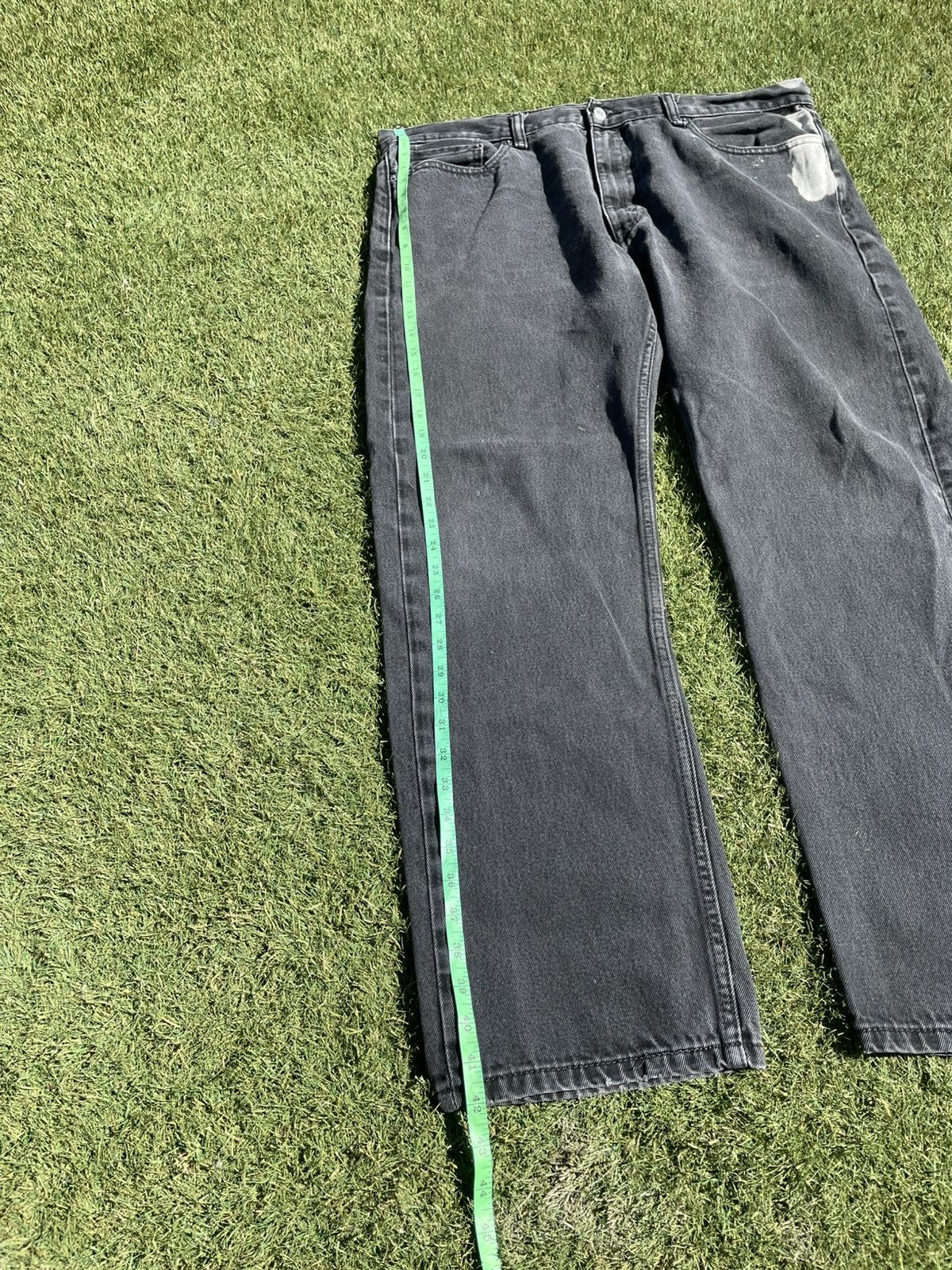 Levi's Vintage Levis 505 Jeans Men's Black Denim Men’s Size 38x27 Size US 38 / EU 54 - 8 Thumbnail