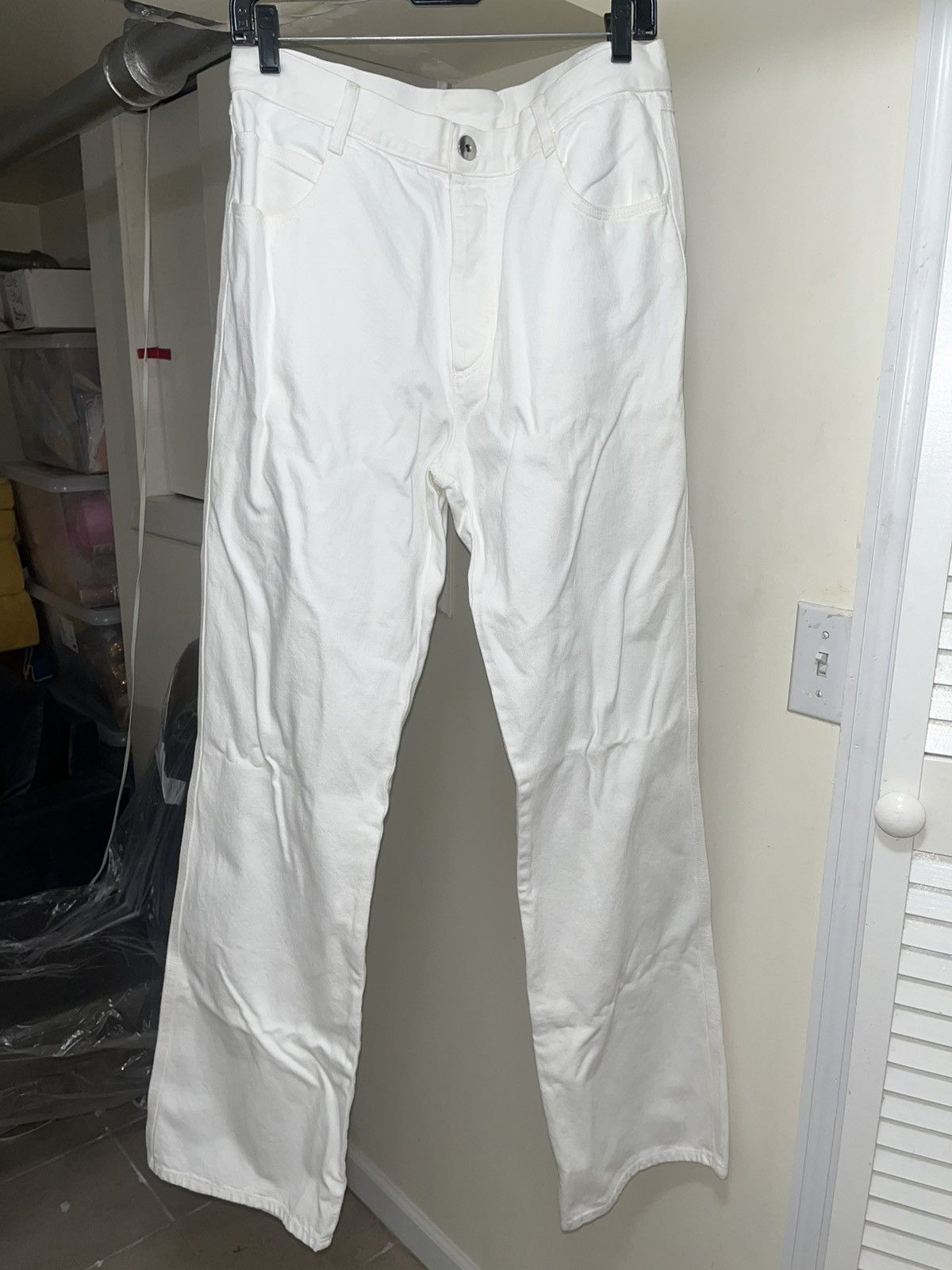 Bottega Veneta Bottega Veneta White Jean Sz 46 Size US 30 / EU 46 - 2 Thumbnail