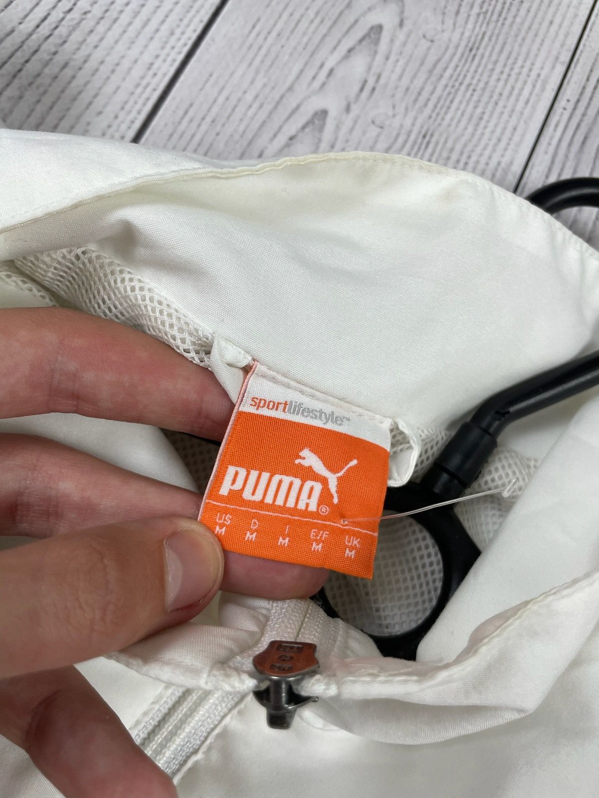 Puma Vintage puma Sporting soccer jacket size M white Size US M / EU 48-50 / 2 - 3 Thumbnail