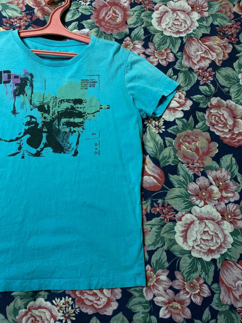 Diesel × Vintage Vintage Y2K Diesel Embroidered Big Logo T Shirt Tee Size US M / EU 48-50 / 2 - 15 Thumbnail