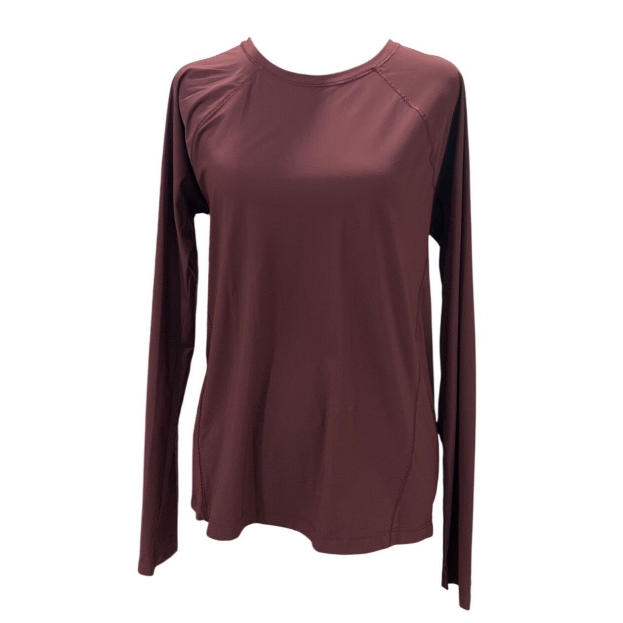 Athleta Athleta Womens Long-Sleeve Burgundy Performance Top SP Light Size S / US 4 / IT 40 - 1 Thumbnail