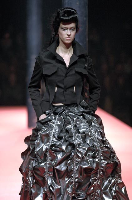 Yohji Yamamoto SS08 Runway Cropped Cut-Out Trucker Jacket Size S / US 4 / IT 40 - 1 Thumbnail