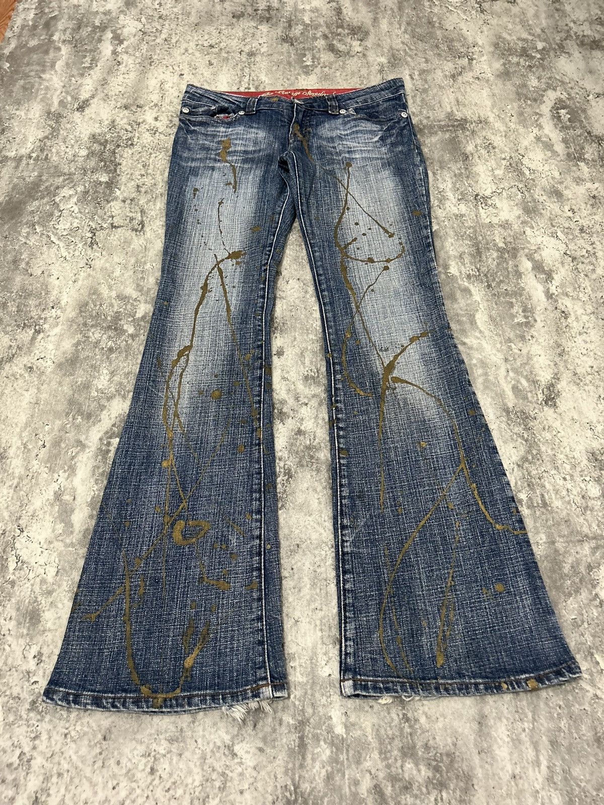 If Six Was Nine × Japanese Brand × Le Grande Bleu (L.G.B.) Vintage Orignal Jeans Distressed Flare Pans Size US 30 / EU 46 - 3 Thumbnail