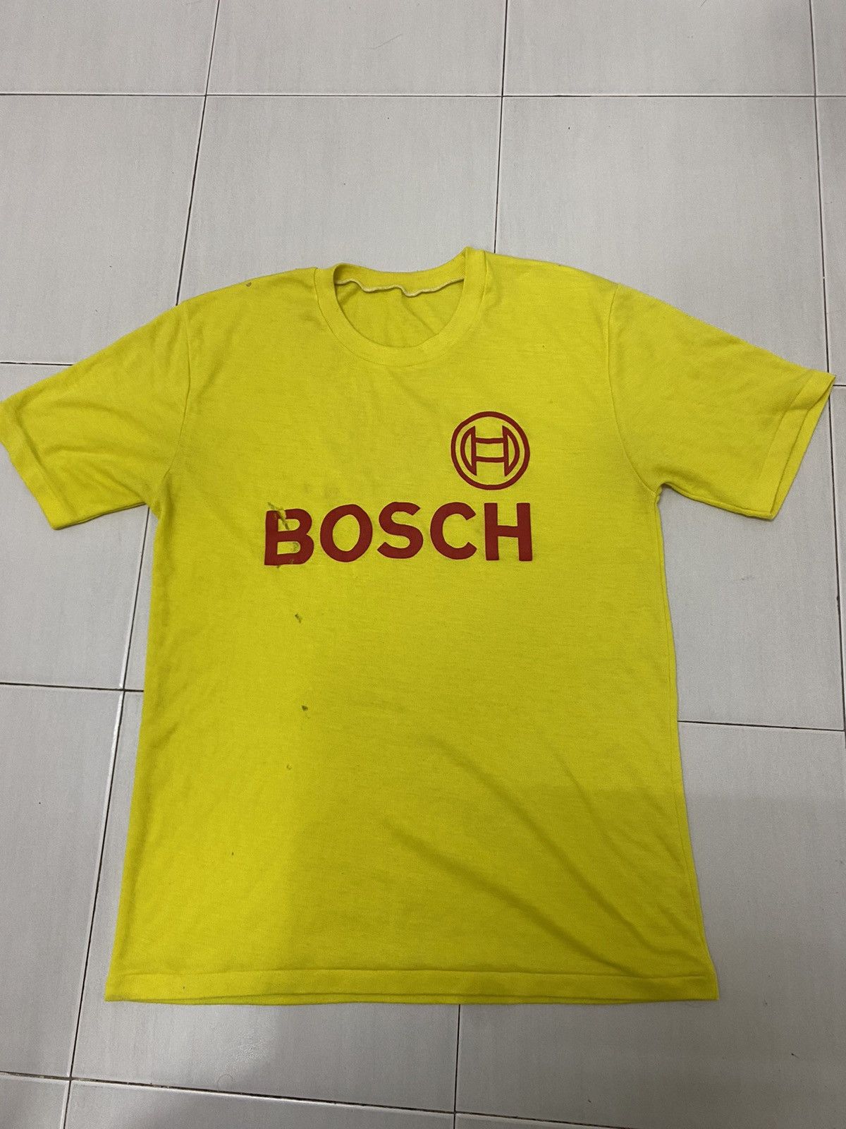 Vintage VINTAGE 80s THRASHED BOSCH T-SHIRT Size US XS / EU 42 / 0 - 1 Thumbnail