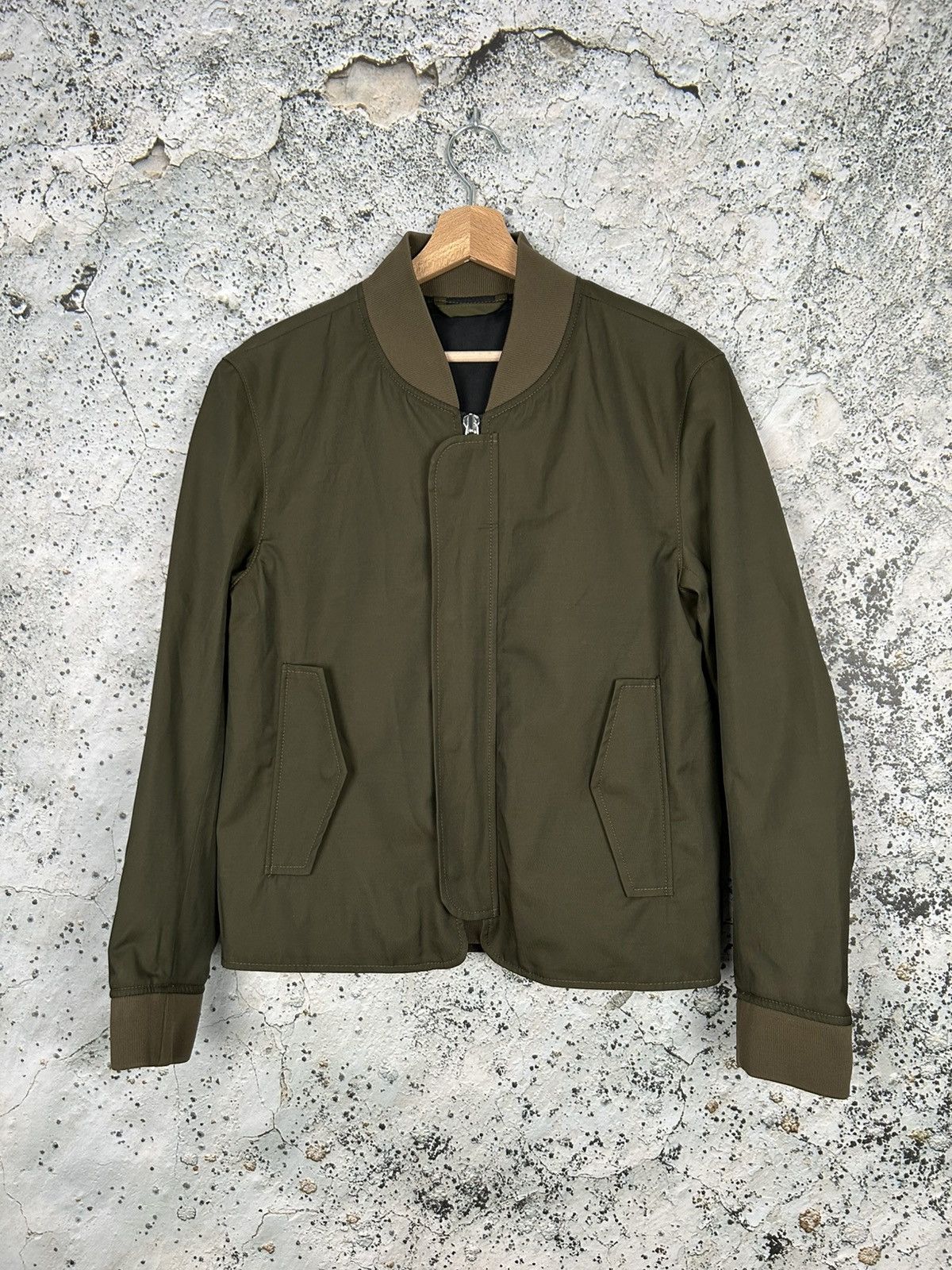 BILLTORNADE × Designer Billtornade Paris Minimalist Olive Bomber Jacket Designer Size US S / EU 44-46 / 1 - 1 Thumbnail