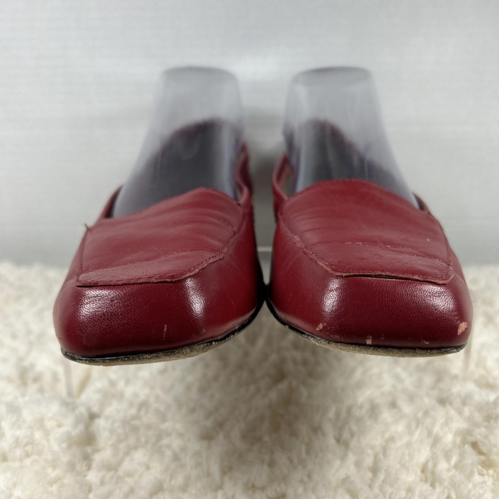 Other Array Freedom Women's Sz10.5 Leather Slip-On Shoe Chili Red Size US 10 / IT 40 - 2 Thumbnail