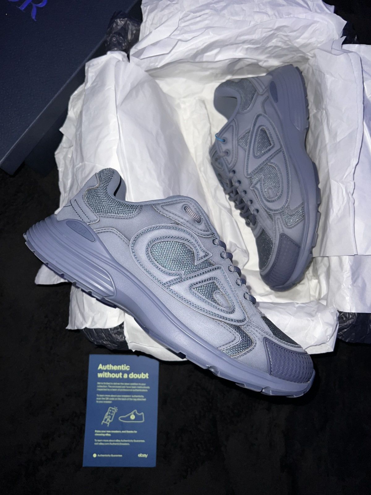 Dior × Stone Island Stone Island x Christian Dior B30 “Blue” Size US 12 / EU 45 - 1 Thumbnail