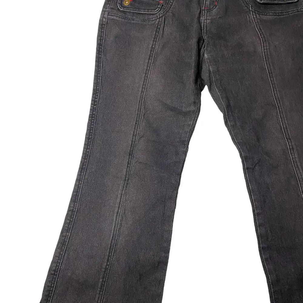 Japanese Brand Flared Lowrise Washed Straight Cut Jeans Size US 28 / EU 44 - 9 Thumbnail