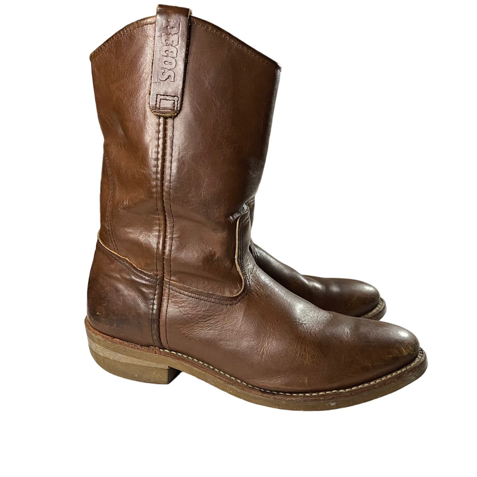 image of Red Wing Western Pecos Work Boots Men's 10.5 D in Brown