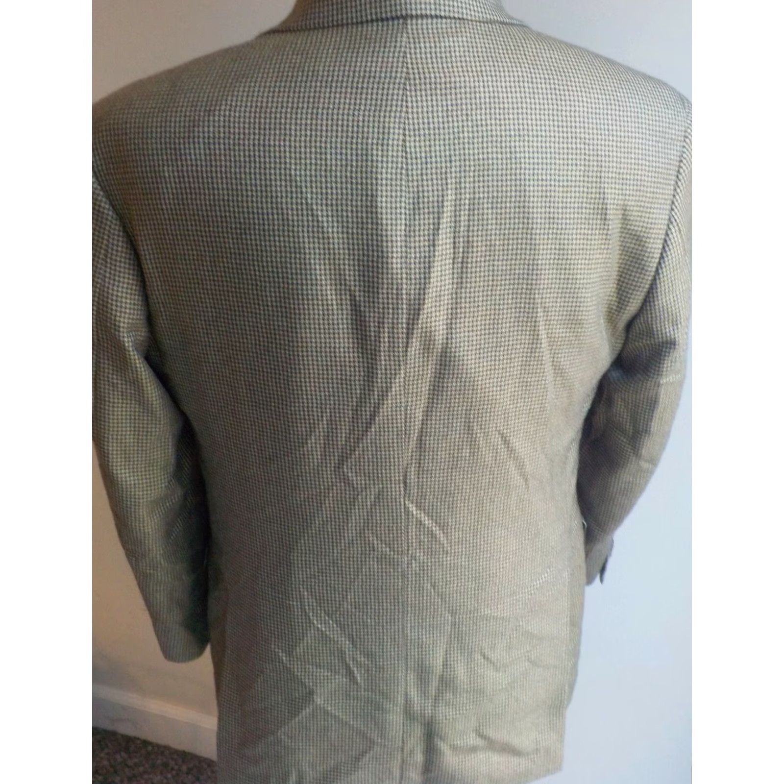 Nordstrom John W. Nordstrom Lora Piana 100% Cashmere Blazer Jacket Brown/Tan 39R Mens Blazer Jacket Vintage Style Size 40R - 5 Thumbnail