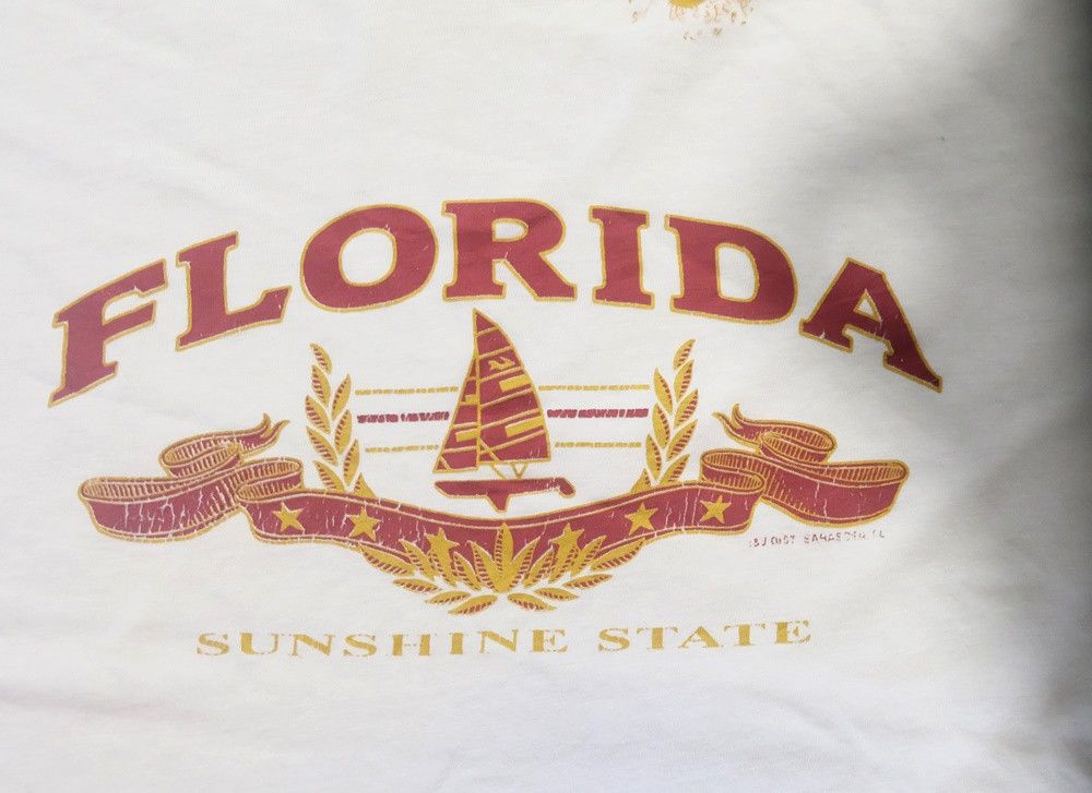 Vintage Vintage Florida Tee Size US L / EU 52-54 / 3 - 2 Thumbnail
