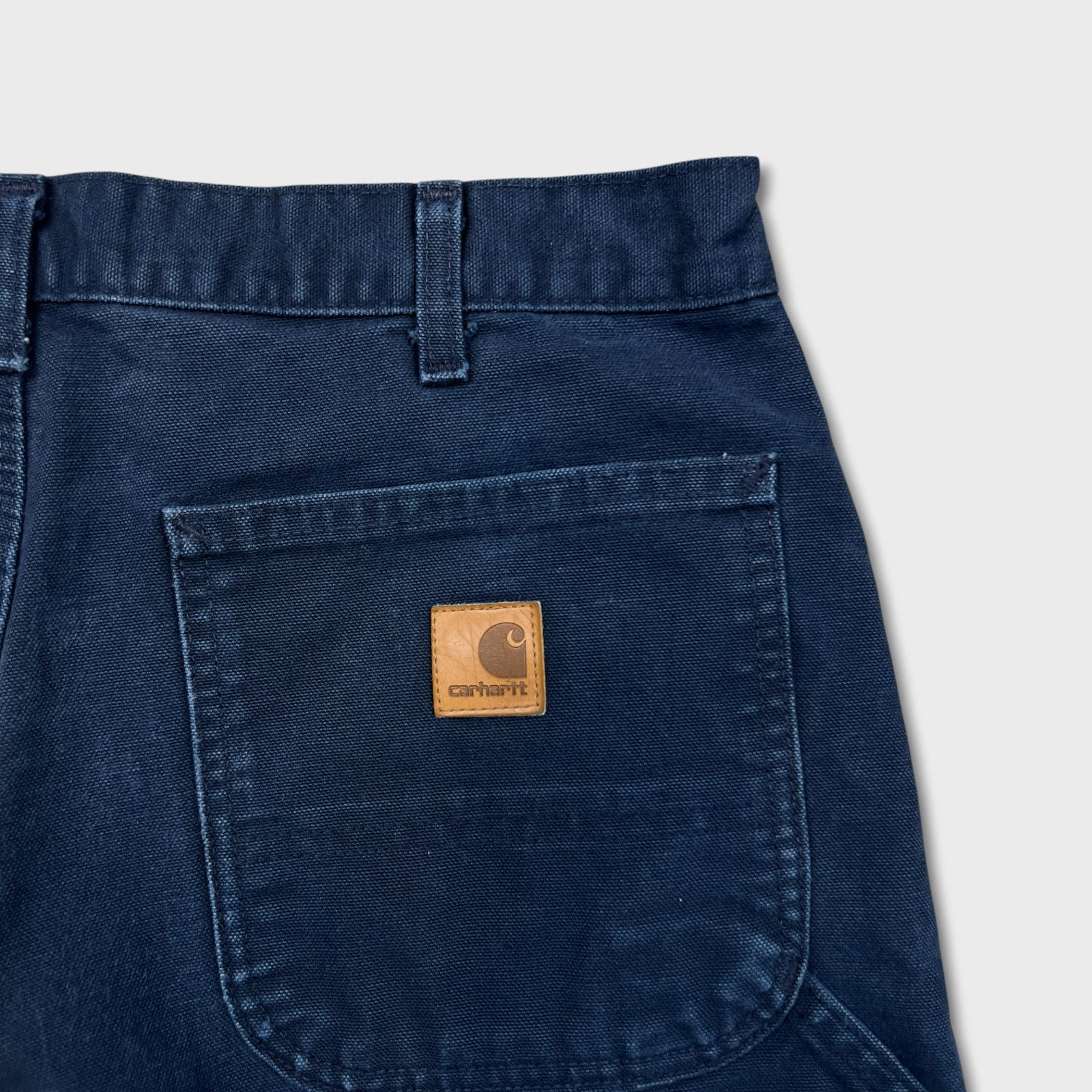 Carhartt × Vintage Carhartt Pants 34x30 Original Dungaree Work Carpenter Baggy Size US 34 / EU 50 - 9 Thumbnail