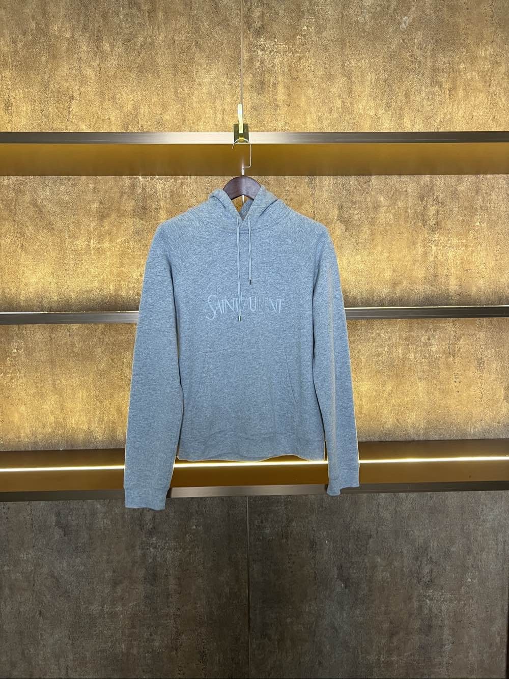 Saint Laurent Paris Saint Laurent Embroidered Logo Hoodie Size XXL Size US XXL / EU 58 / 5 - 1 Thumbnail