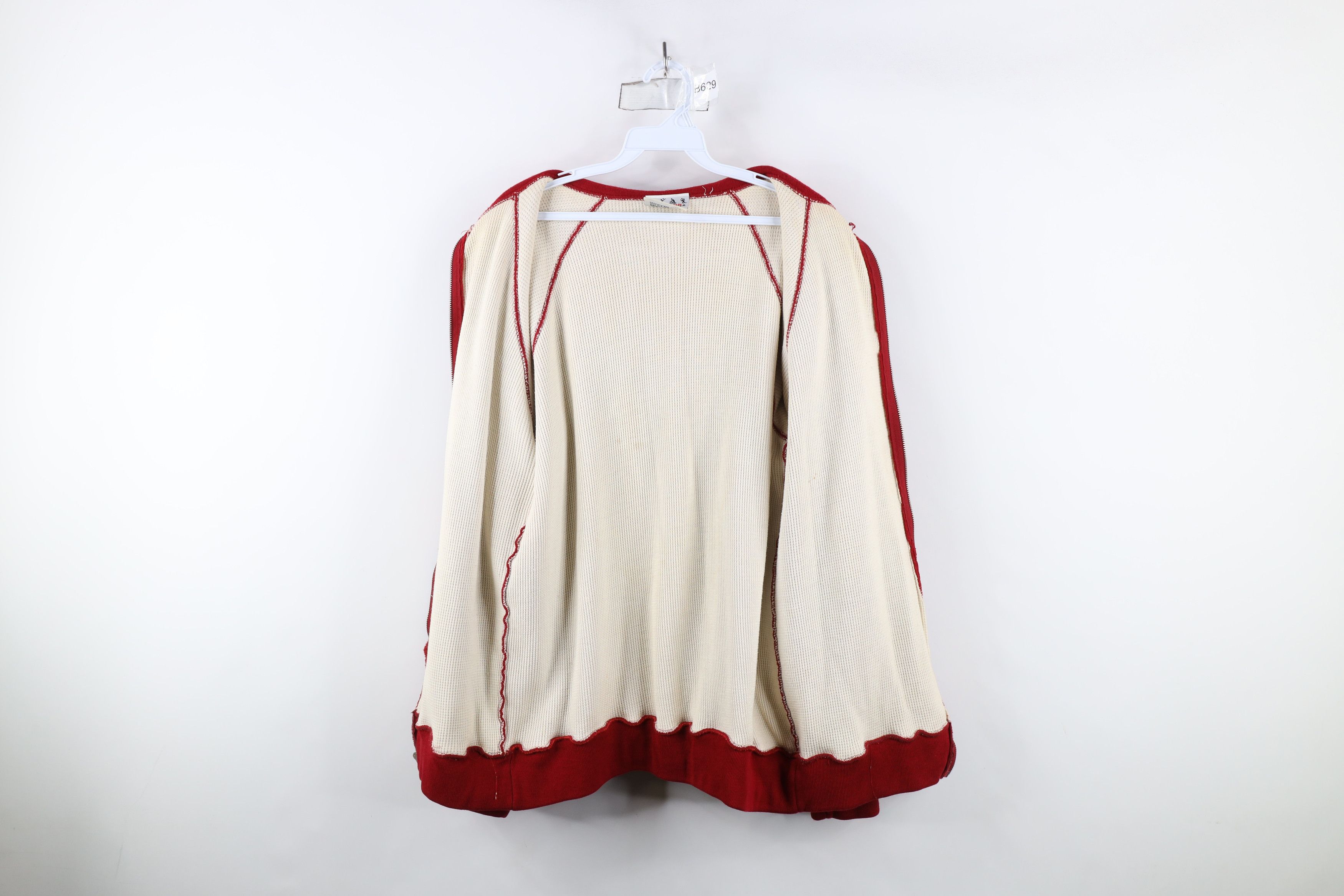 Vintage Vintage 70s 80s Streetwear Thermal Lined Full Zip Hoodie Size US L / EU 52-54 / 3 - 10 Thumbnail