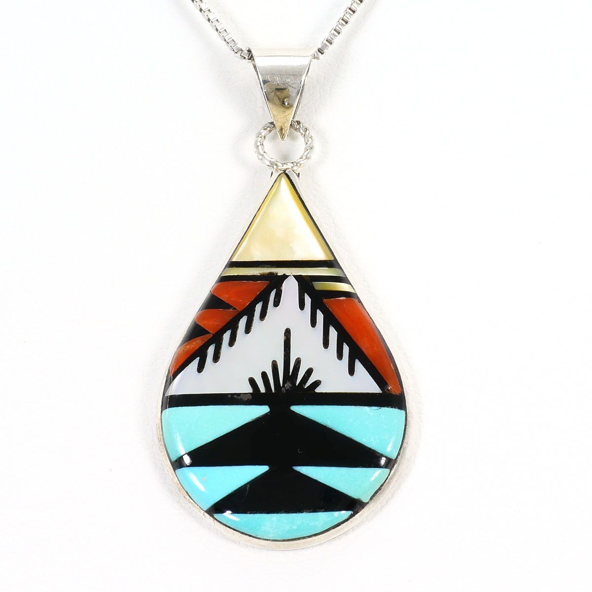 Other Other Silver 925 Natural Stone Necklace Precious Metal Necklace DUTY FREE for USA Size ONE SIZE - 1 Thumbnail