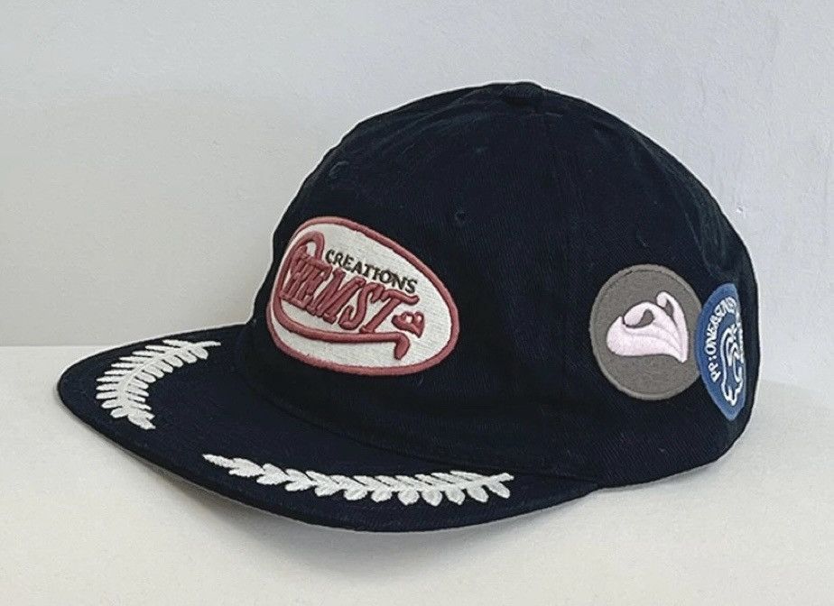 Japanese Brand Outdoor retro fashion embroidered patches cap hat aesthetic Size ONE SIZE - 2 Thumbnail