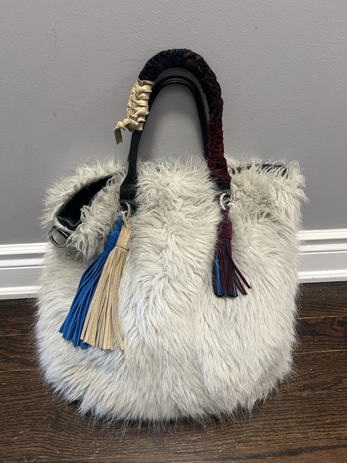Sacai Sacai Fuzzy Tote Bag Size ONE SIZE - 1 Thumbnail