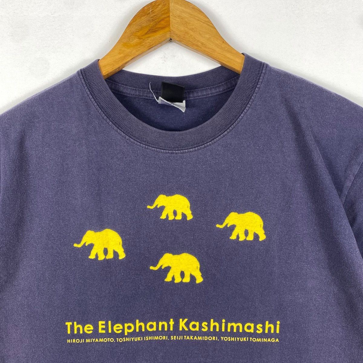 Band Tees Japanese Band THE ELEPHANT KASHIMASHI Graphic Faded Tee Size US M / EU 48-50 / 2 - 2 Thumbnail