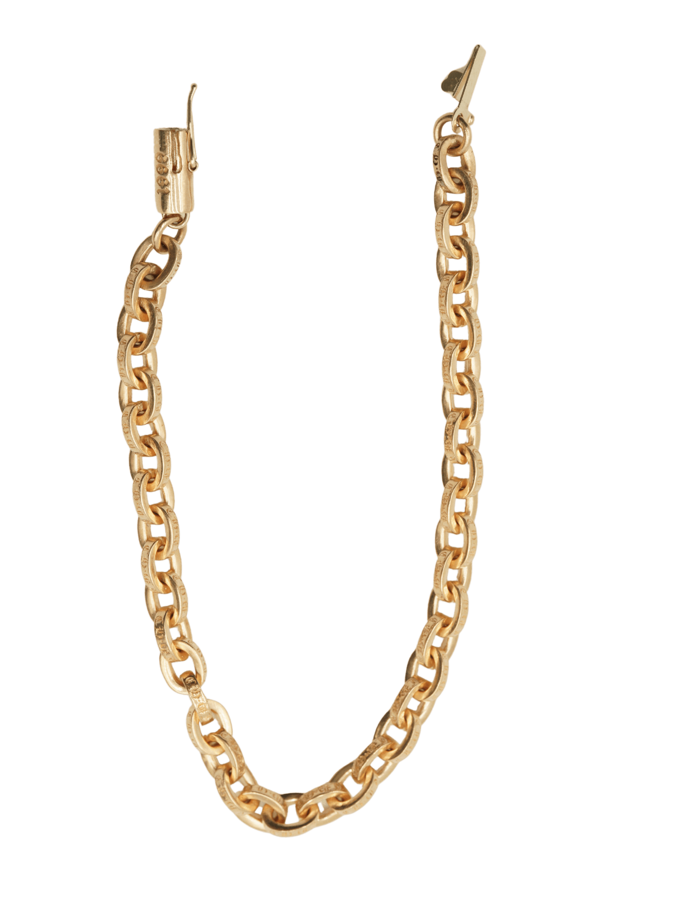 Chrome Hearts Chrome Hearts 22K Paperchain Bracelet - 6.5 inch Size ONE SIZE - 2 Thumbnail
