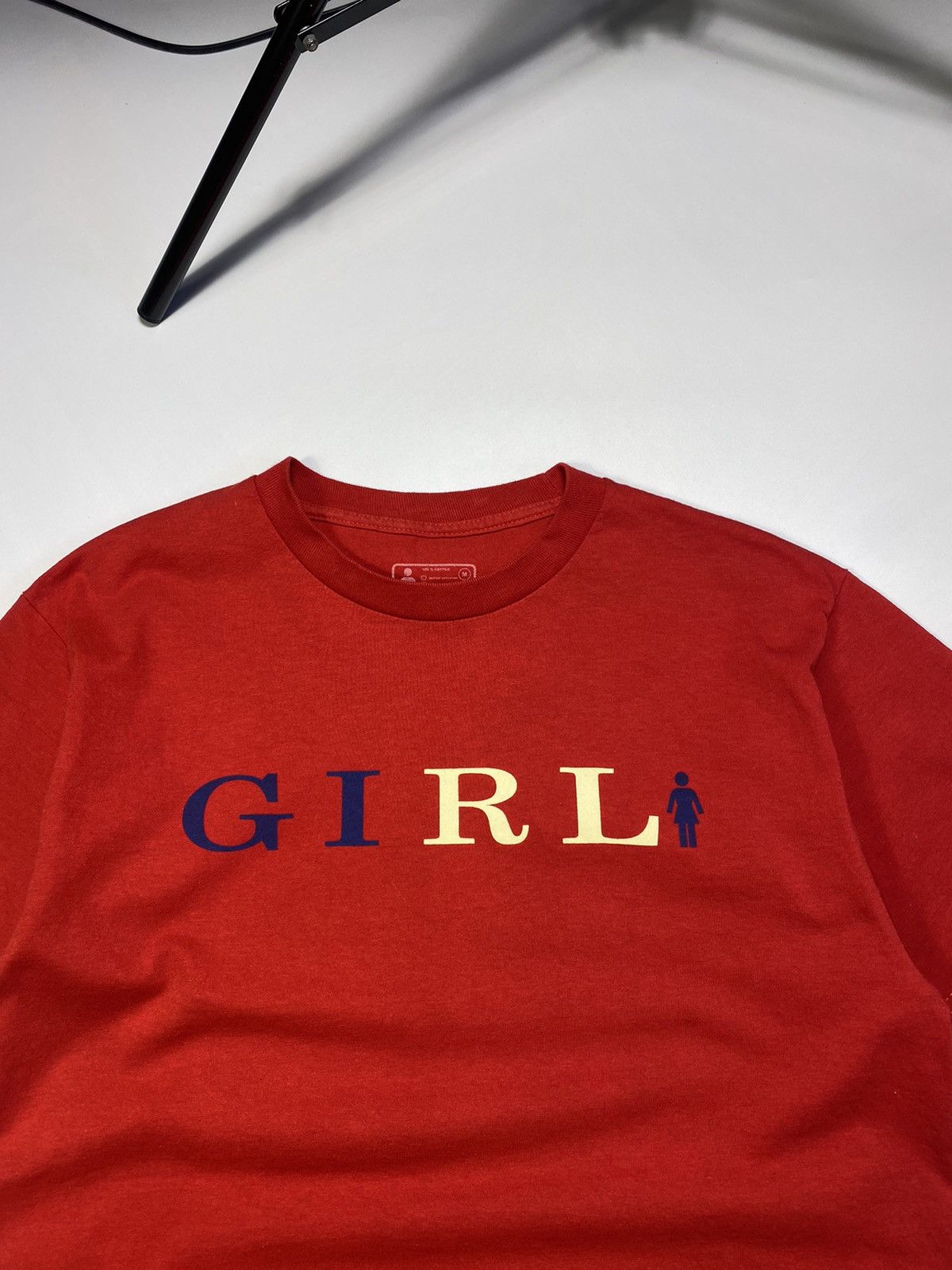Girl Skateboards × Hook-Ups × Vintage Vintage Rare Girl Skateboards Red T-shirt SK8 Size US M / EU 48-50 / 2 - 3 Thumbnail
