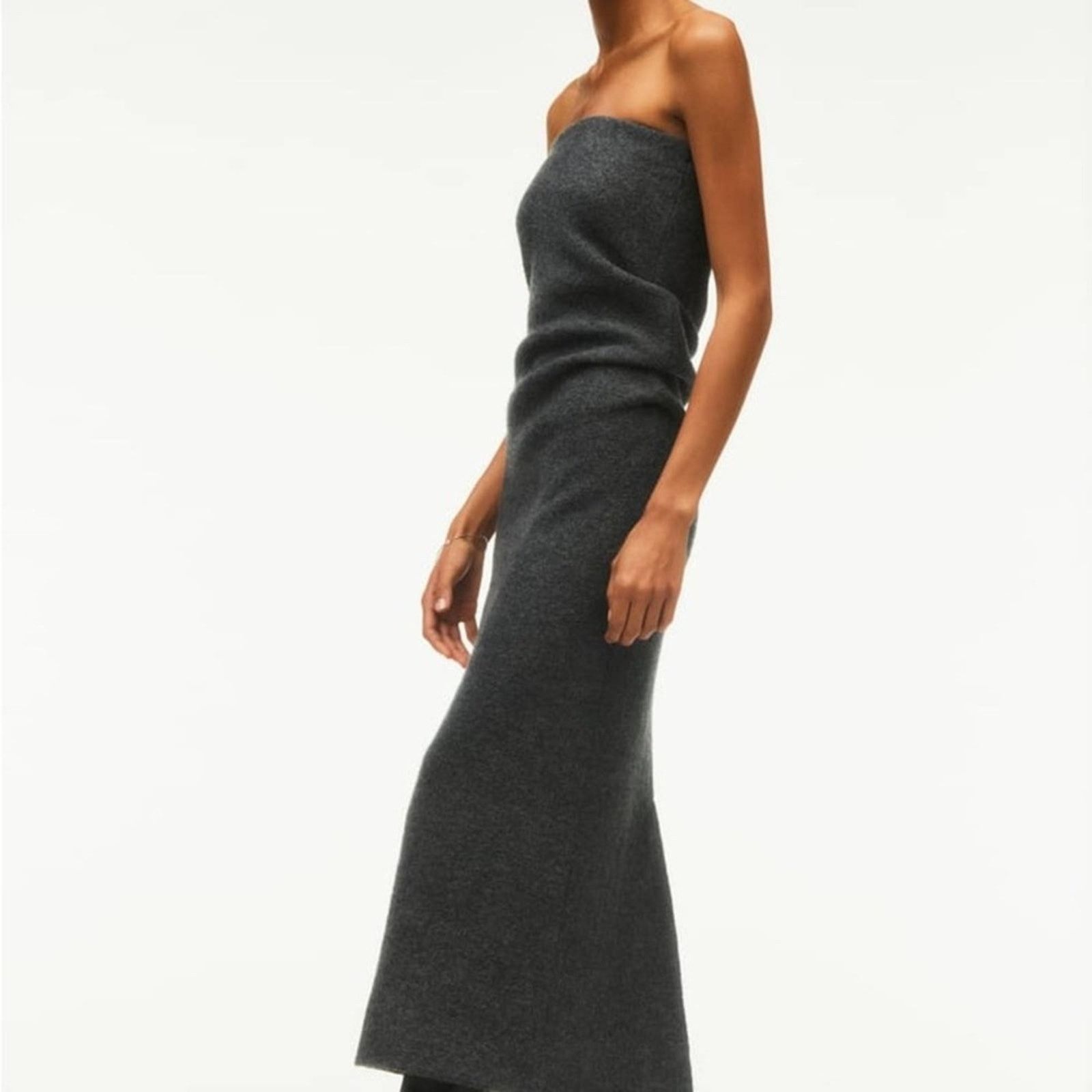 Zara ZARA WOOL DRESS LIMITED EDITION GRAY Size M / US 6-8 / IT 42-44 - 4 Thumbnail