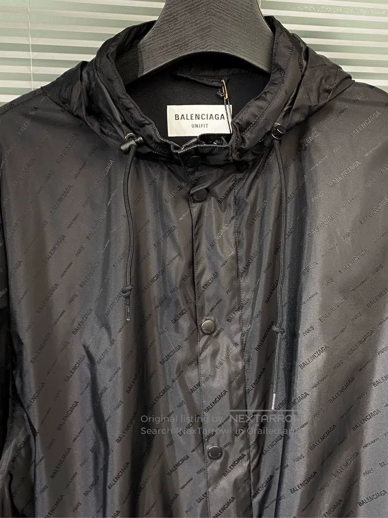 Balenciaga Balenciaga Jacket, windbreaker with full print barrage log Size US M / EU 48-50 / 2 - 3 Thumbnail
