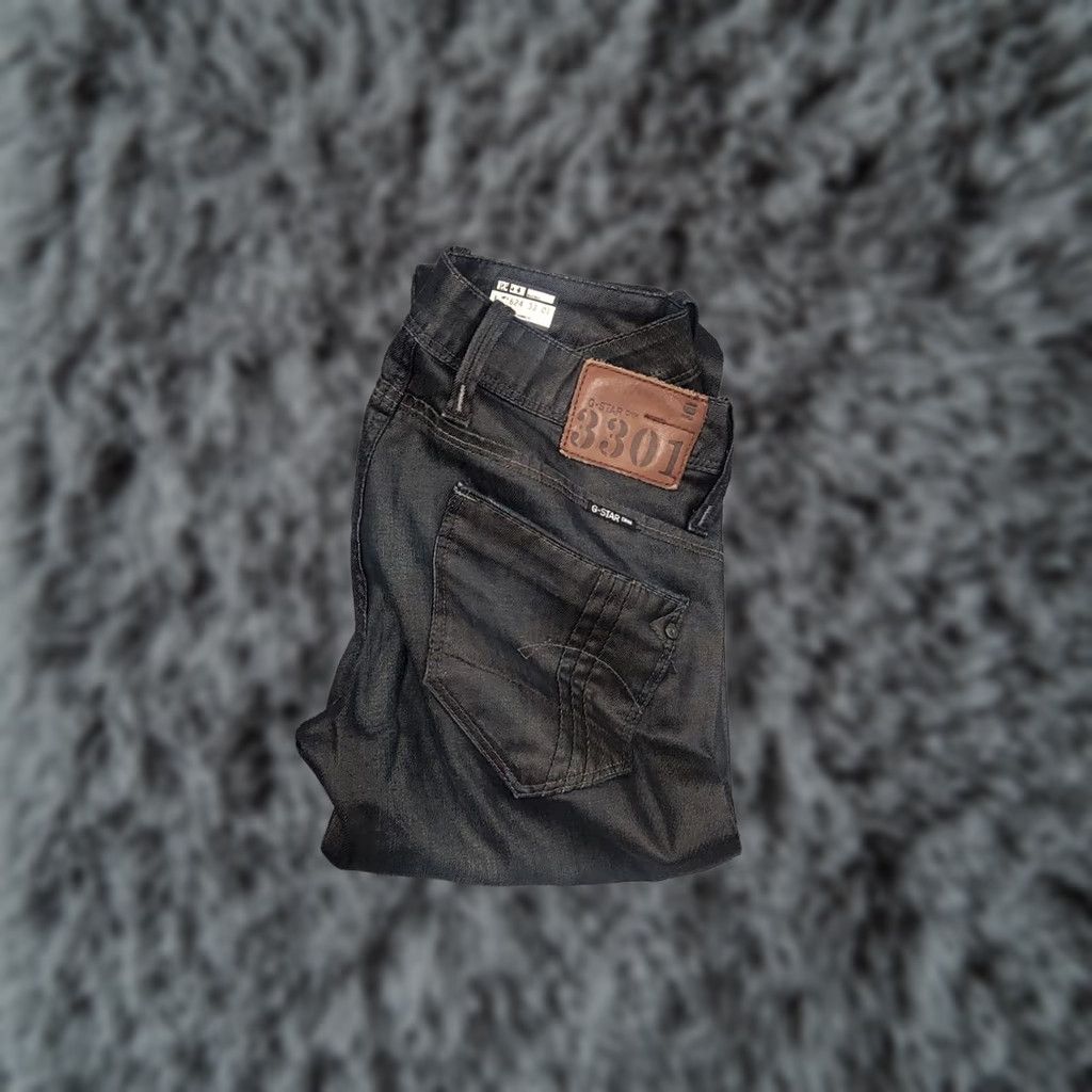 G-Star G Star Raw Elect Straight Jeans 29 Women Blue Low rise 5-Pocket Denim Vintage Y2K Style Stars Brand: G-Star Size 29" - 1 Thumbnail