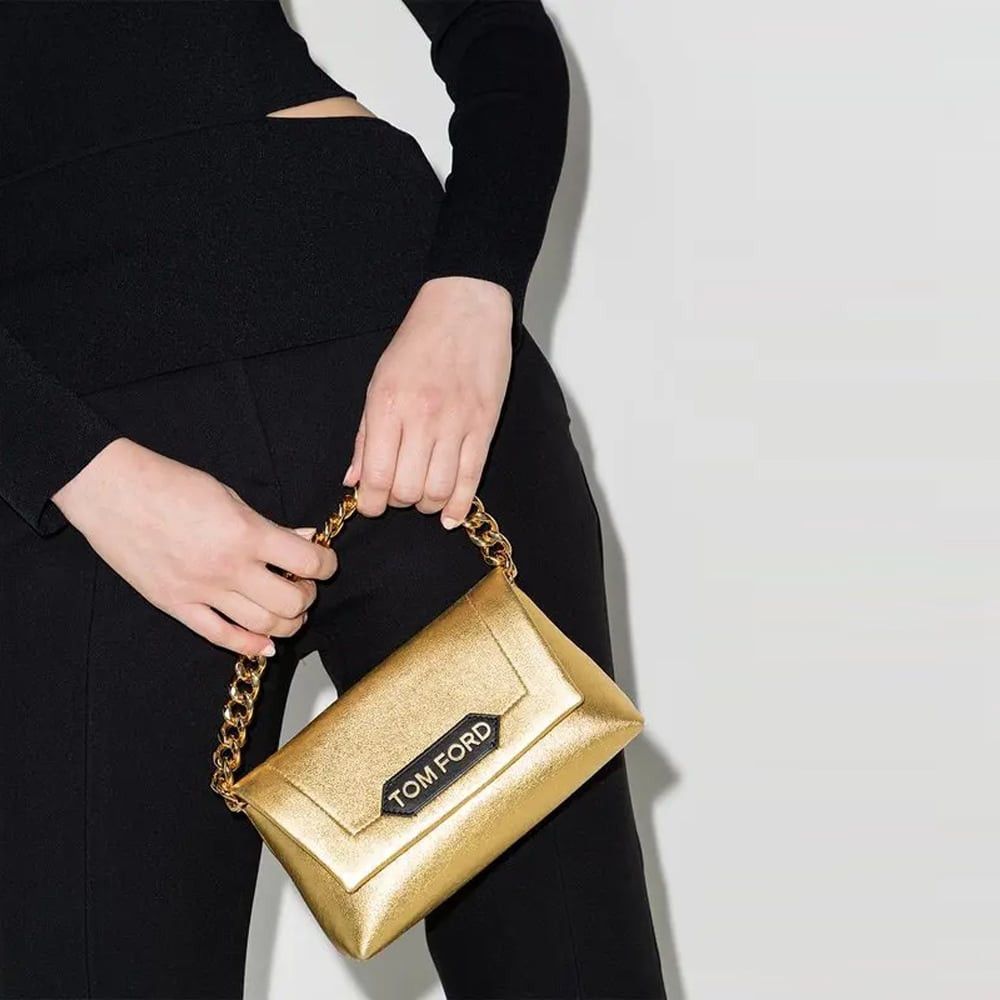 Tom Ford o1loc1c0724 Size: OS / Mini Bag in Black Gold Size ONE SIZE - 3 Thumbnail