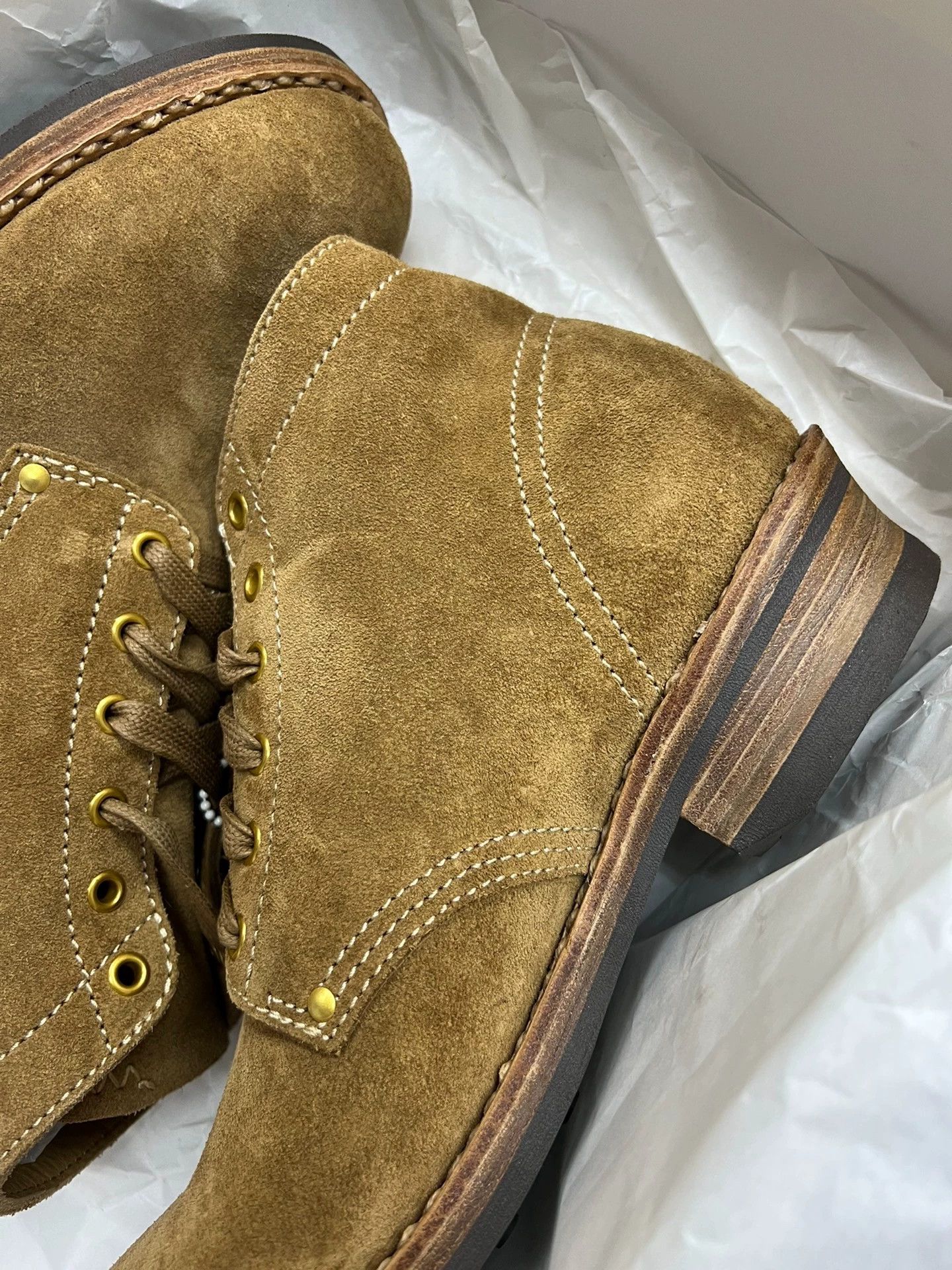 Visvim VISVIM BRIGADIER BOOTS FOLK W CAMEL W9 (39) NEW Size US 6 / EU 39 - 3 Thumbnail
