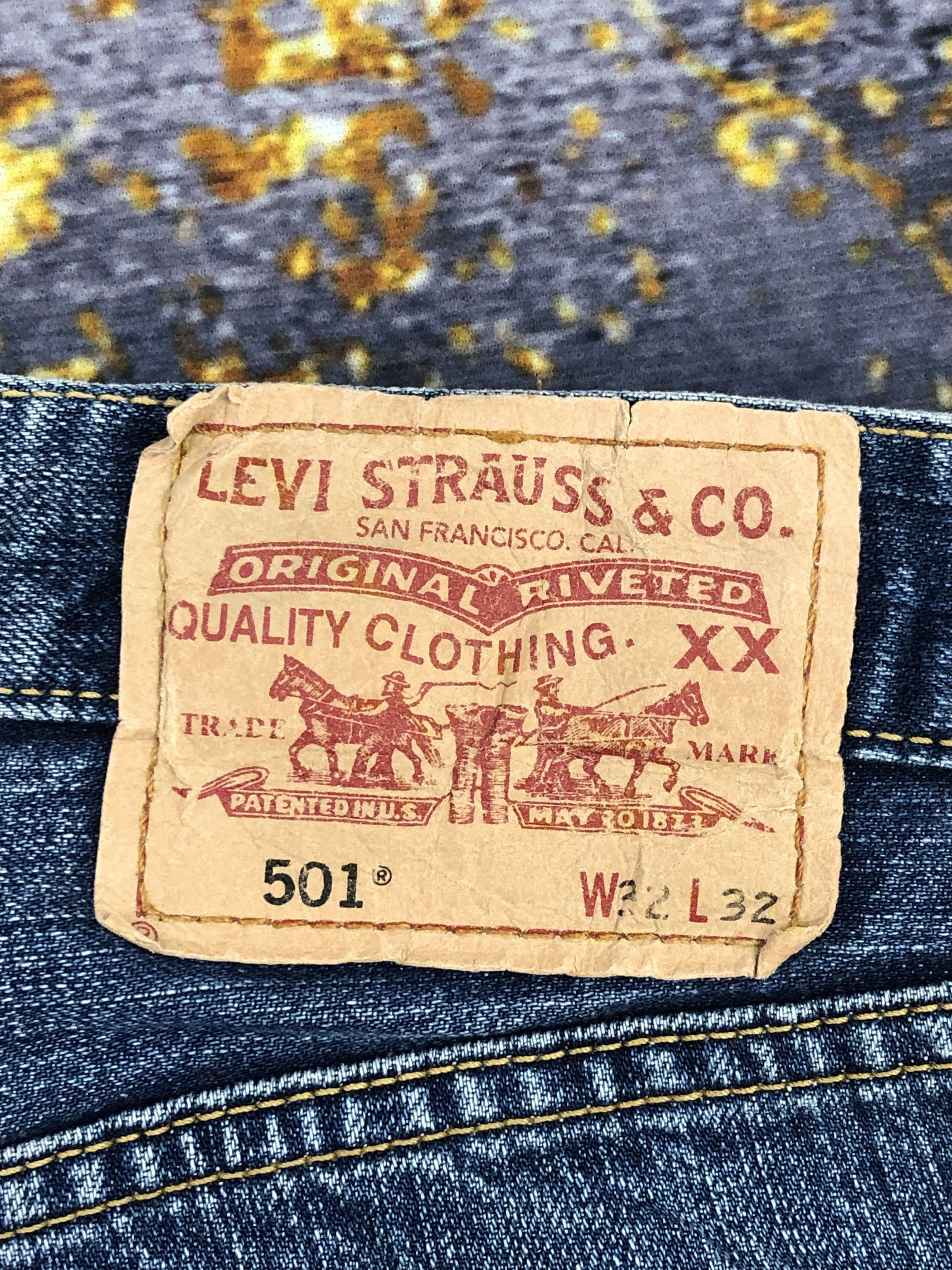 Levi's Vintage Levis 501 Faded Blue Jeans DPP0050 Size US 33 - 5 Thumbnail