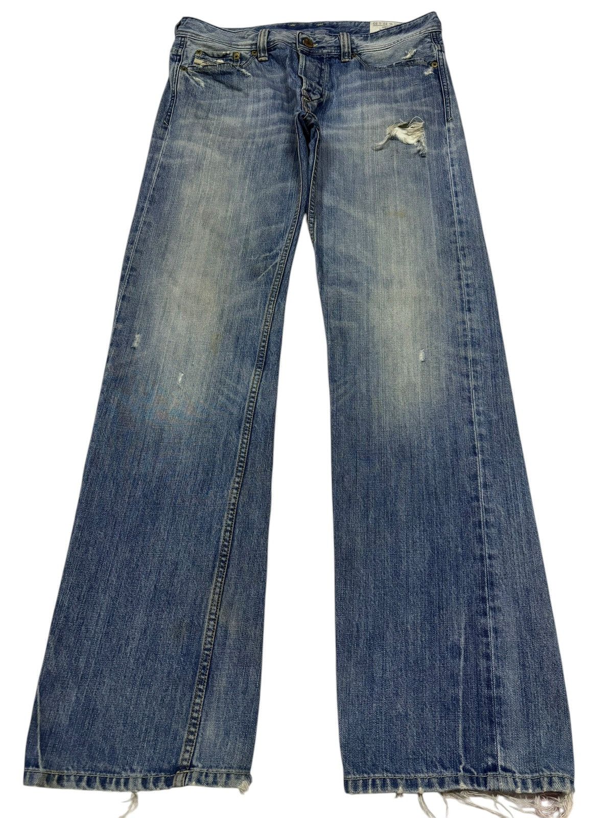 Diesel 90s Vtg Diesel Viker Distressed Blue Washed Jeans Size US 34 / EU 50 - 1 Thumbnail