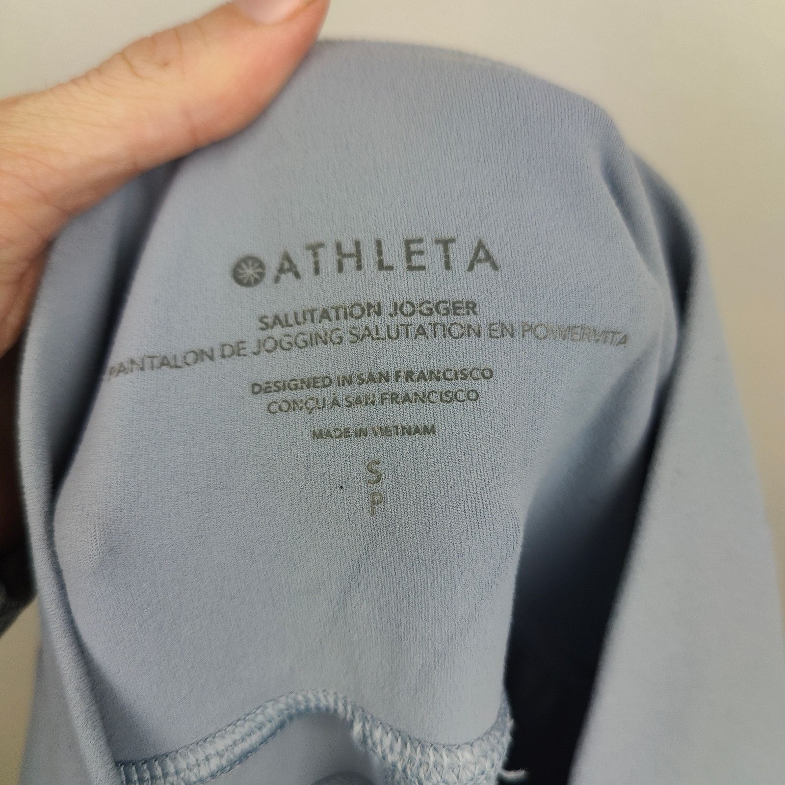 Athleta Athleta Salutation Joggers Womens Small Powder Blue Size 28" / US 6 / IT 42 - 6 Thumbnail
