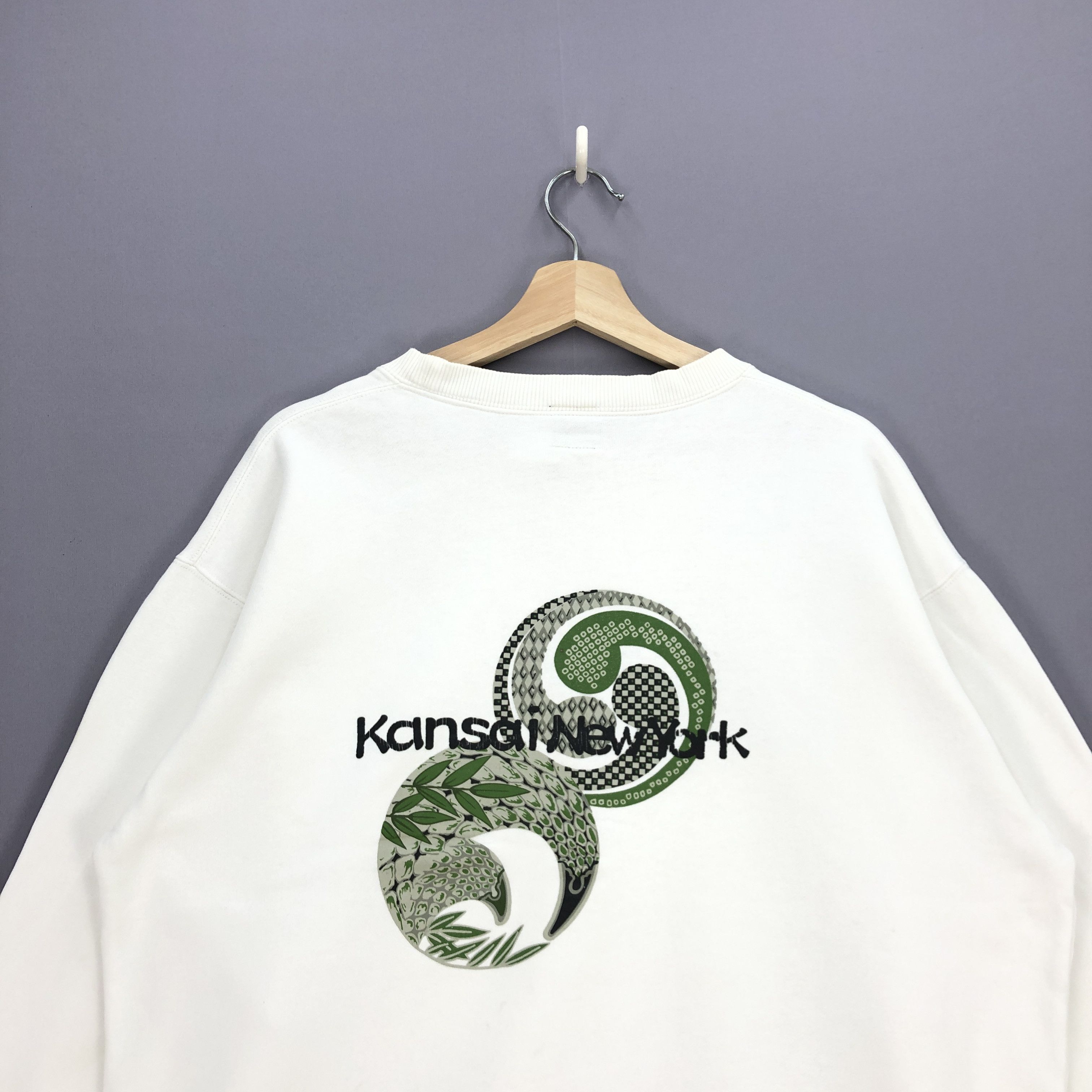 Japanese Brand × Kansai Yamamoto × Vintage Vintage Kansai Yamamoto Sweatshirt Japanese Kansai Sweater Size US M / EU 48-50 / 2 - 3 Thumbnail