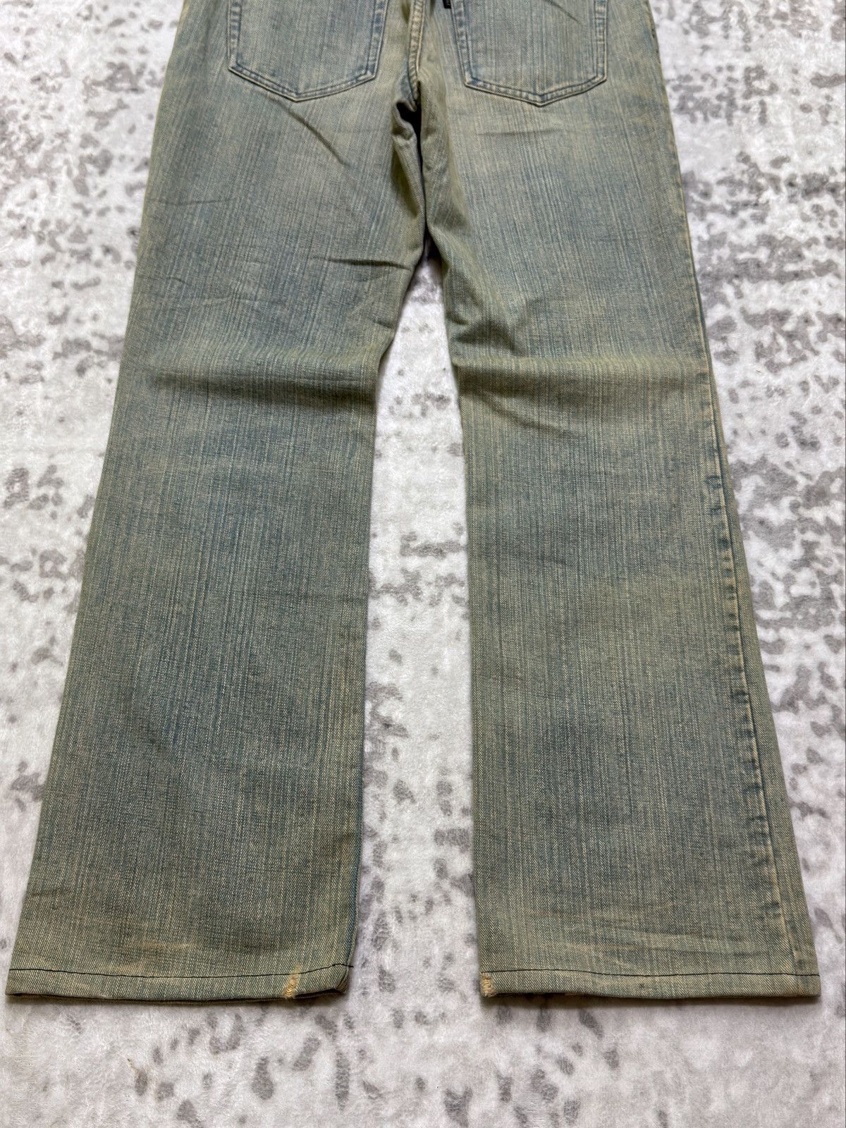Nicole Club Vintage Monsieur Nicole Flared Mud Wash Bootcut Denim Jeans Size US 32 / EU 48 - 13 Thumbnail