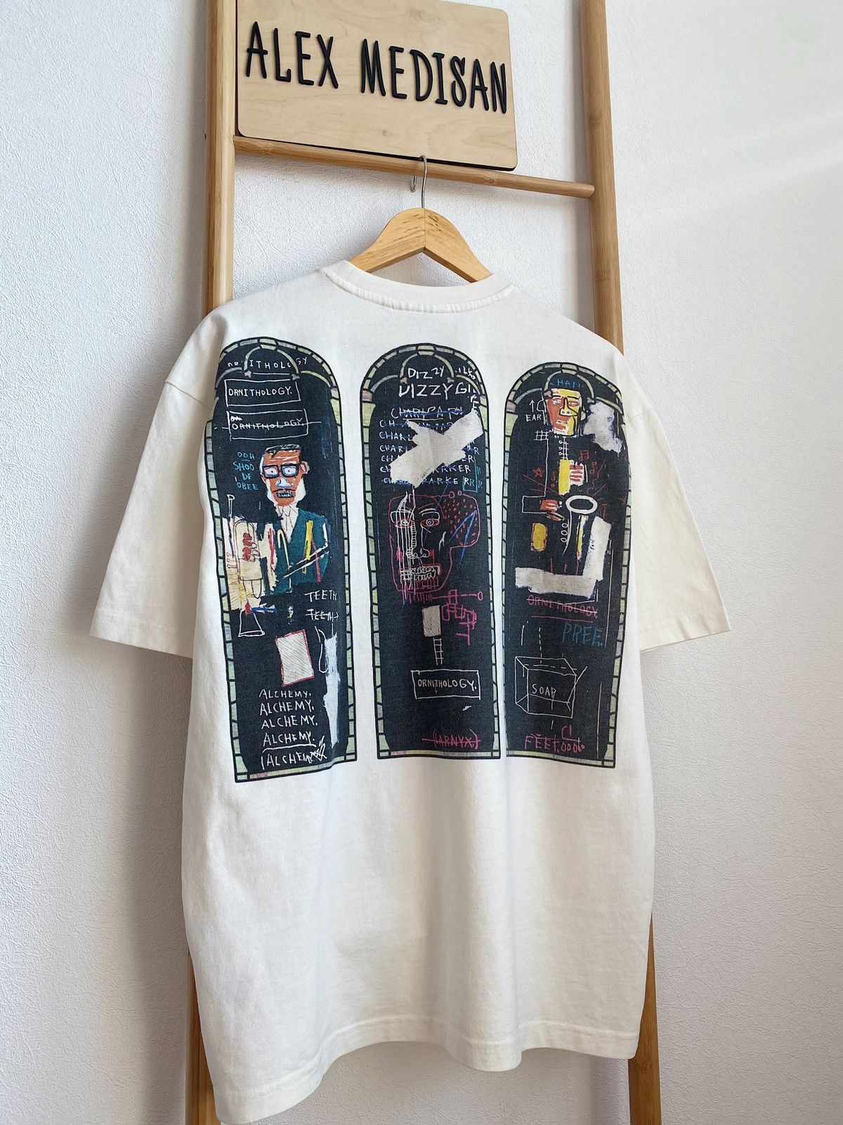 H&M × Jean-Michel Basquiat × Who Decides War WHO DECIDES WAR x BASQUIAT x H&M RELAXED FIT COTTON T-SHIRT Size US M / EU 48-50 / 2 - 12 Thumbnail