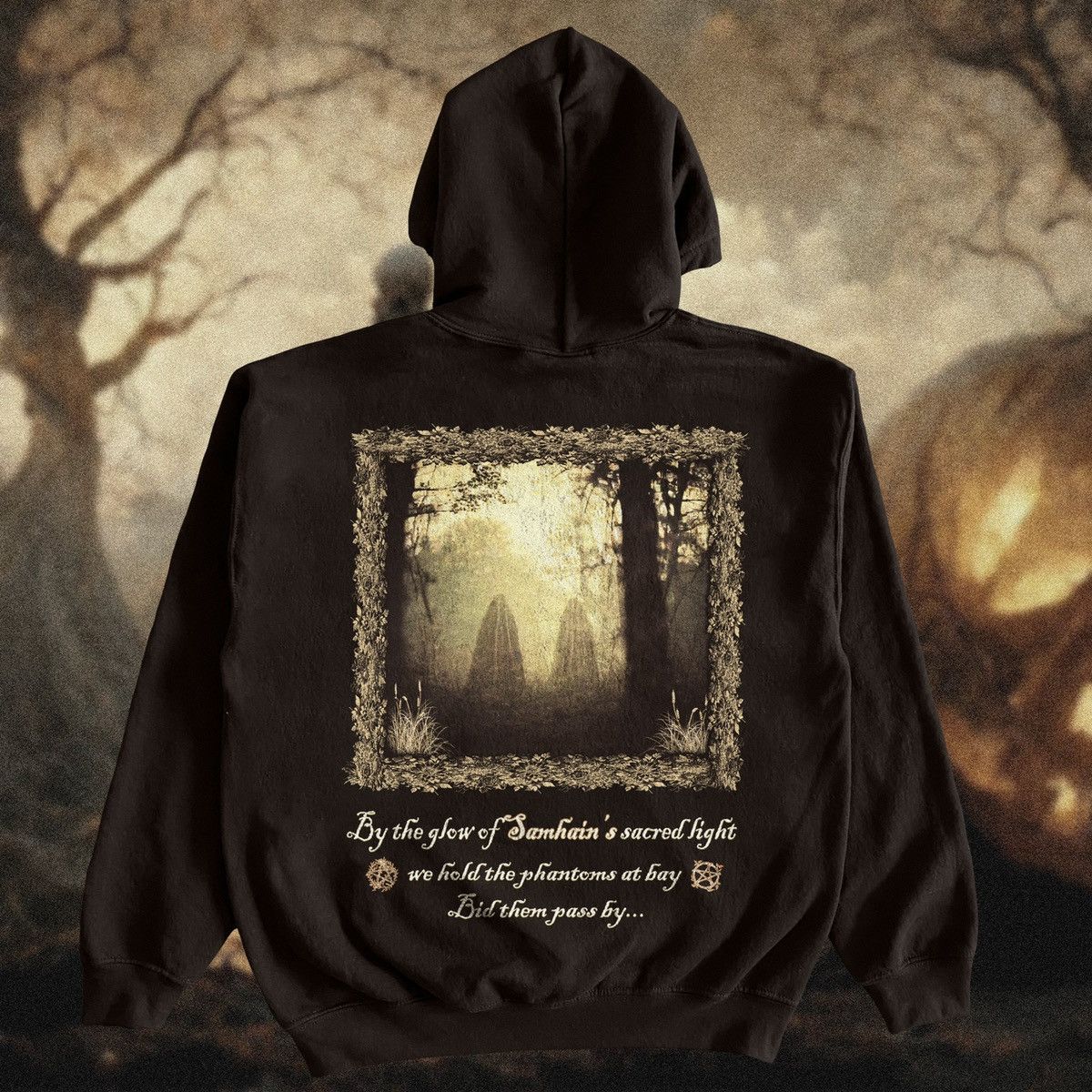 Drain Gang × Haunted Mound Turnabout / Gonerville DeadbodyPosse - SAMHAIN hoodie XL Size US XL / EU 56 / 4 - 4 Thumbnail