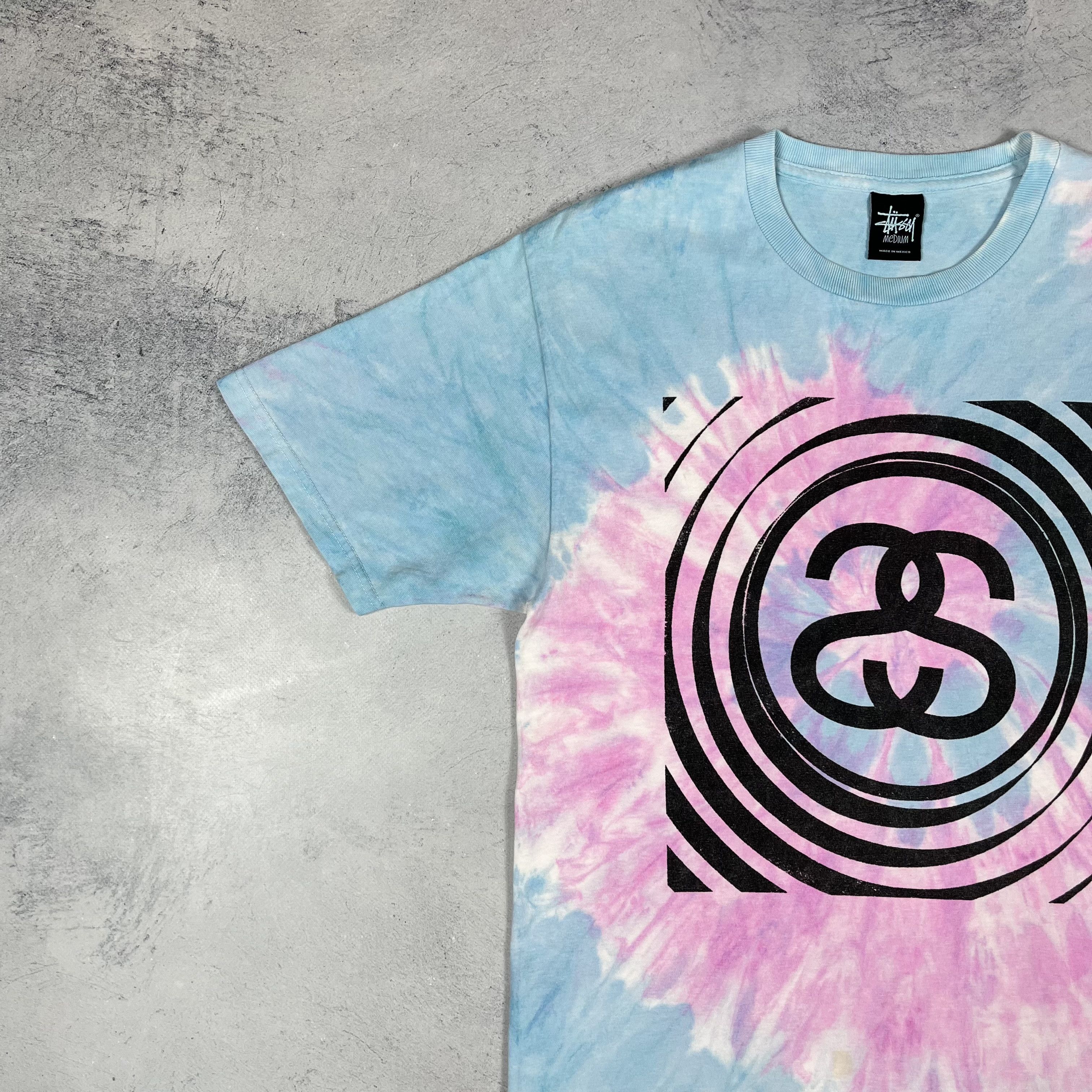 Stussy Vintage Stussy Big Logo SS Tie-Dye T Shirt 00’s Size US M / EU 48-50 / 2 - 6 Thumbnail