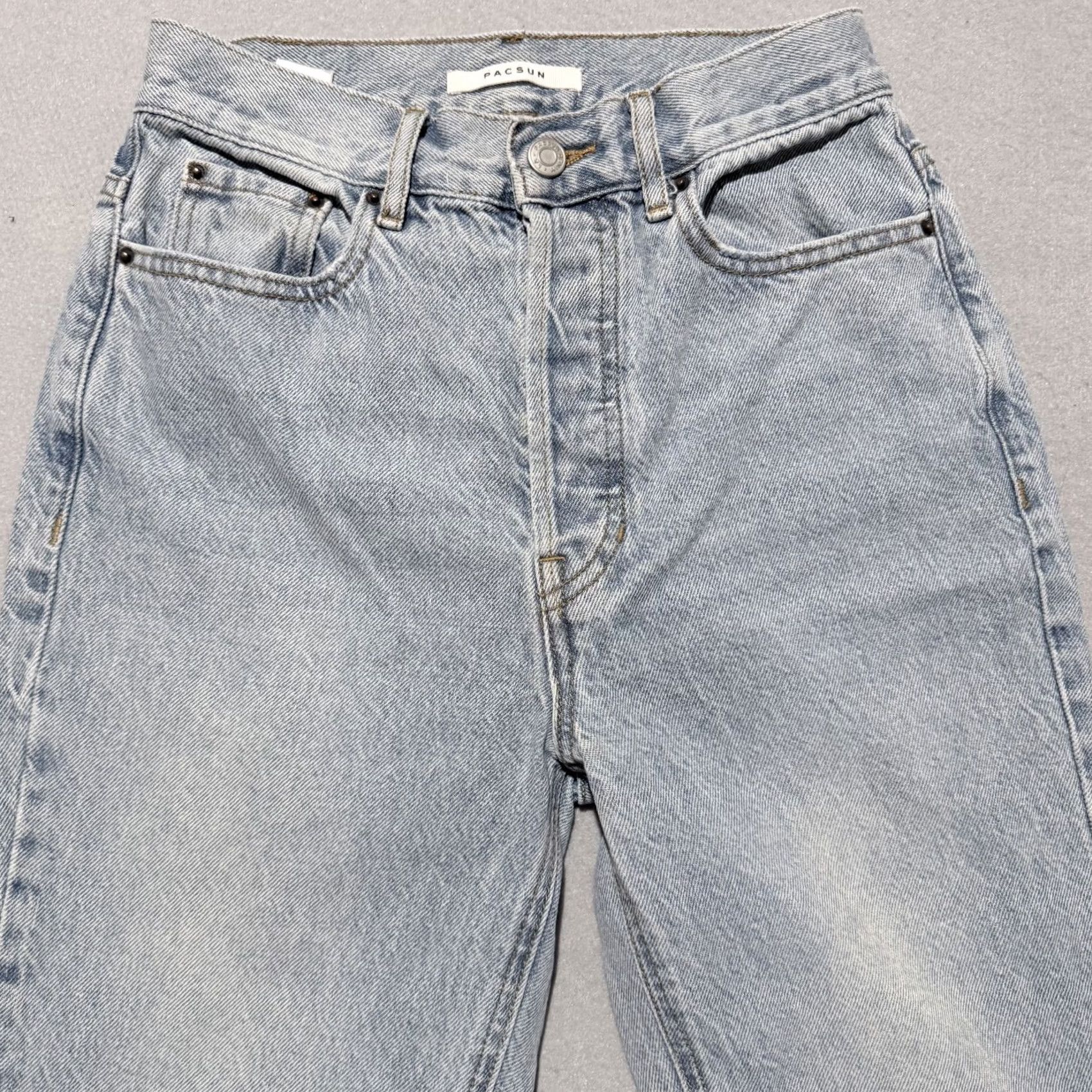 Pacsun PacSun Jeans Women's Blue Denim Ultra High Rise Slim Straight - 25 Size 42" / US 20 - 3 Thumbnail