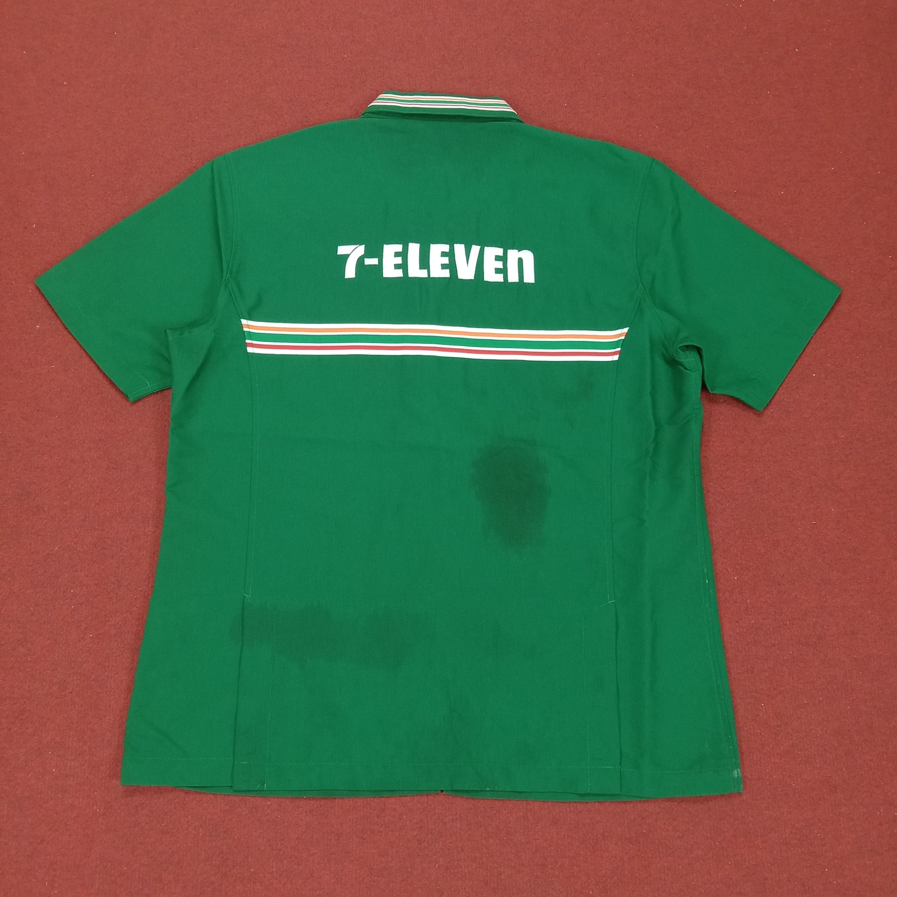 Japanese Brand × Vintage 7 Eleven Uniform Workwear Jacket Size US L / EU 52-54 / 3 - 3 Thumbnail