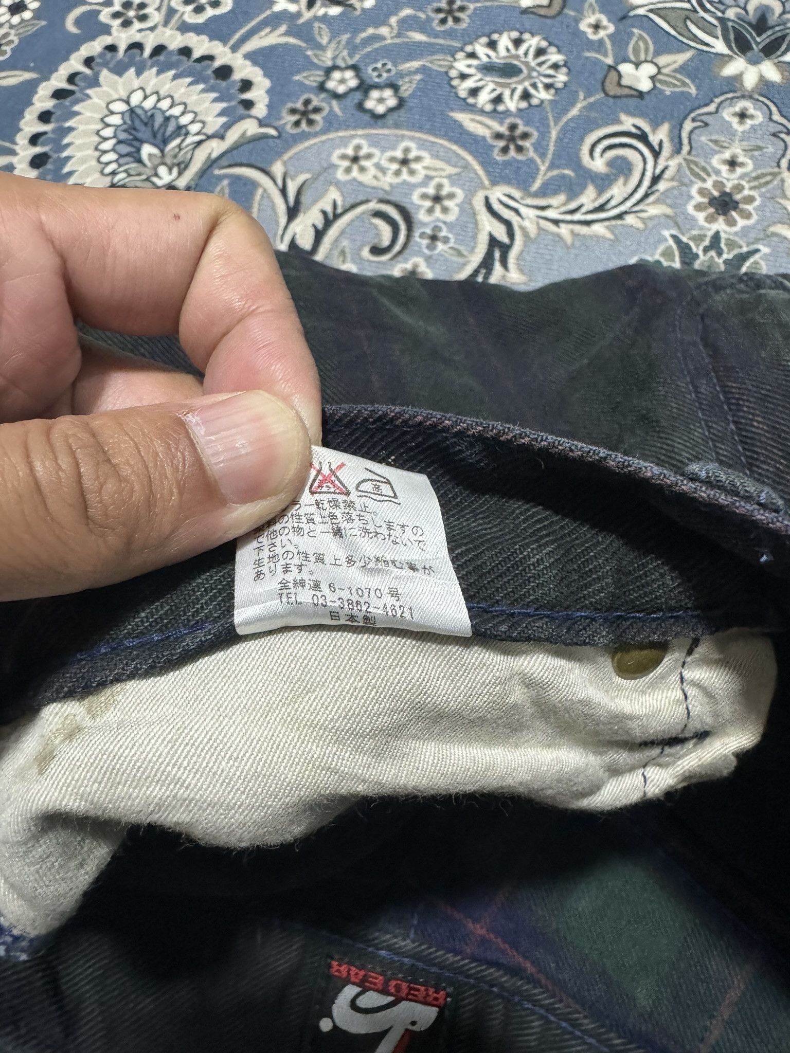 Beauty Beast × General Research × Paul Smith Red Ear Vintage Paul Smith Red Ear Tartan Checked Jeans Size US 30 / EU 46 - 8 Thumbnail