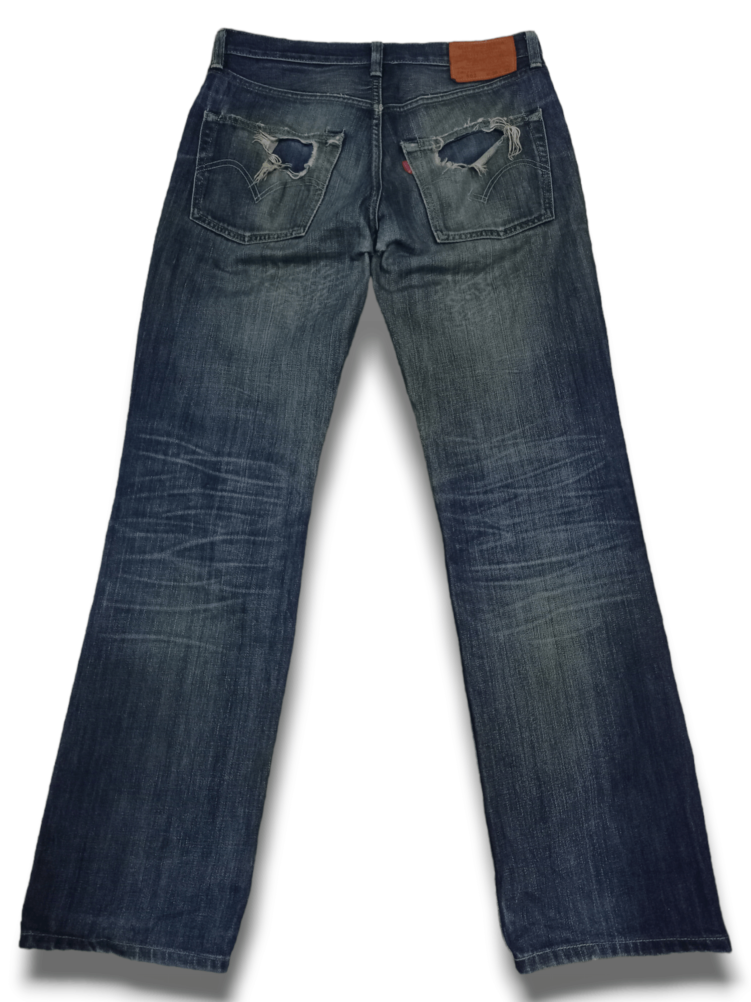 Levi's × Levi's Vintage Clothing Vintage 90s Levis 502 Mud Wash Loose Style Distressed Jeans Size US 32 / EU 48 - 1 Thumbnail