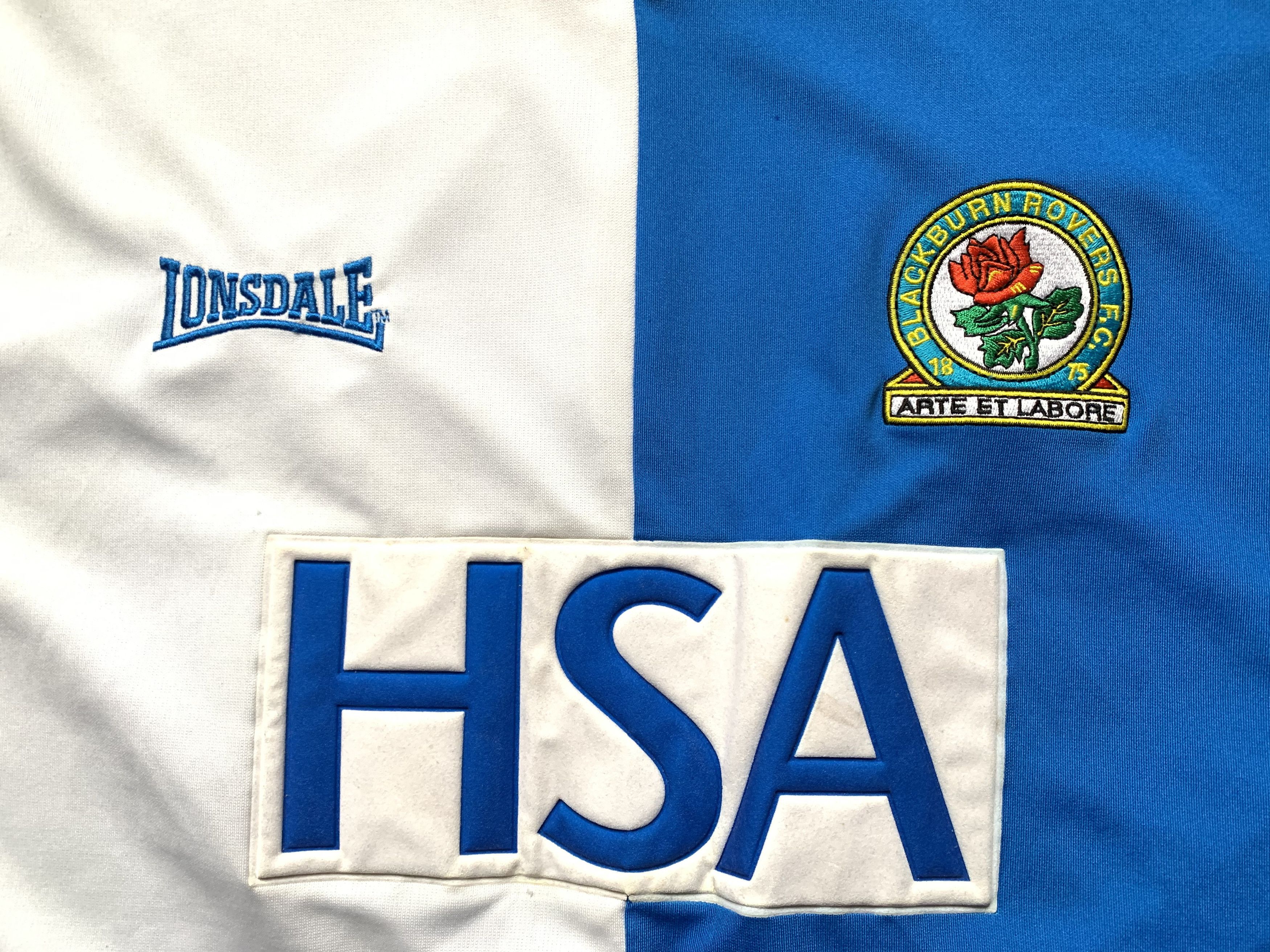Lonsdale × Vintage Vintage Lonsdale Blackburn Home Football Shirt 2004-2005 Size US L / EU 52-54 / 3 - 4 Thumbnail
