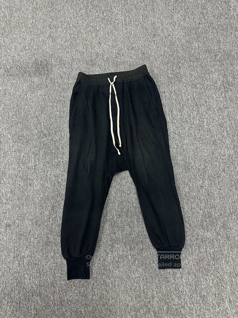 RICK OWENS size XS Drawstring Cuffed Sport Pants
